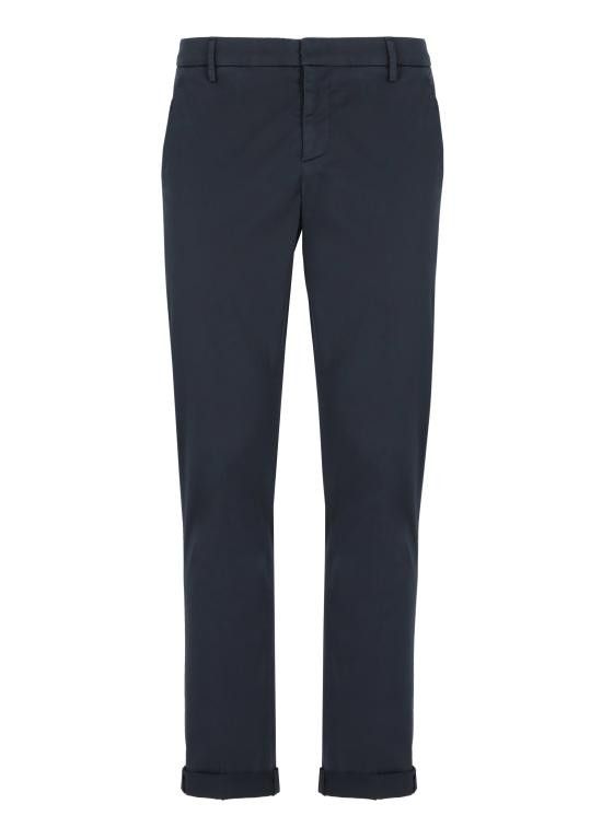 Dondup DONDUP Men Straight Pants UP235 GSE046 IZ1890 Blue Size US 33 - 1 Thumbnail