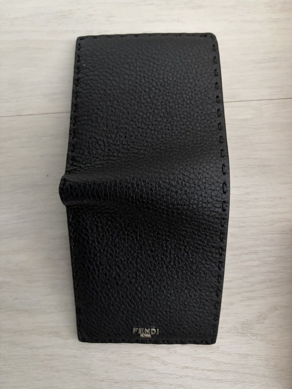 Fendi Fendi black leather wallet Size ONE SIZE - 3 Thumbnail