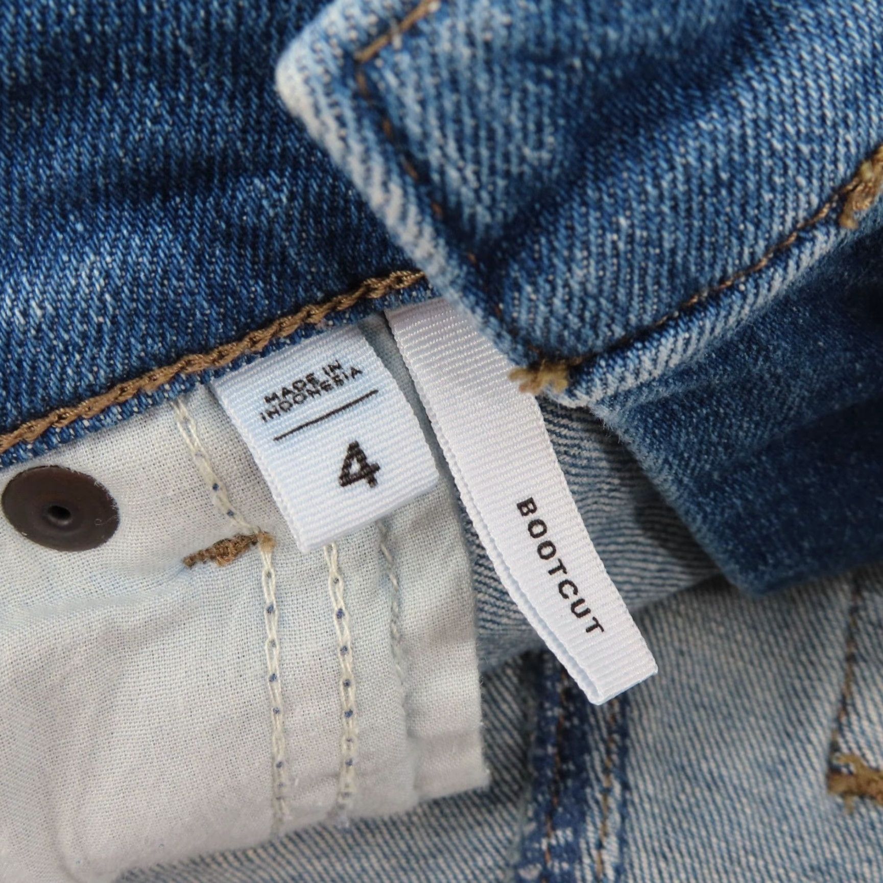 Loft LOFT Womens Jeans 4 Bootcut Denim Blue Cotton Blend 5-Pocket Regular Slim Fit Pockets Size 27" / US 4 / IT 40 - 6 Thumbnail