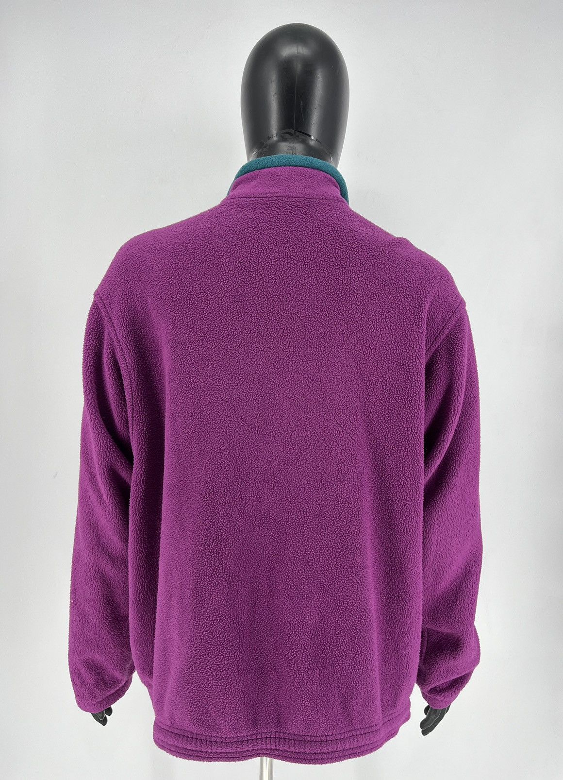 Polartec 90s Vintage Lowe Alpine Polartec Plum Fleece Zip Jacket XL Size US XL / EU 56 / 4 - 10 Thumbnail