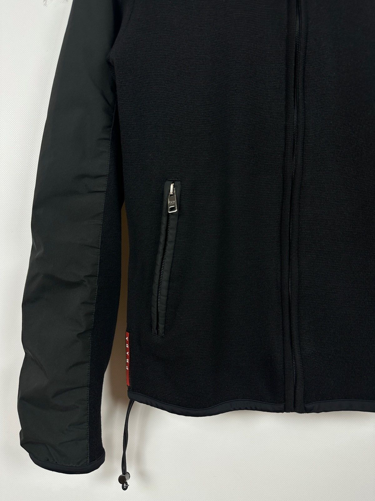 Prada Prada Red Tab Wool/Nylon Technical Knit Full Zip Jacket Size US M / EU 48-50 / 2 - 10 Thumbnail