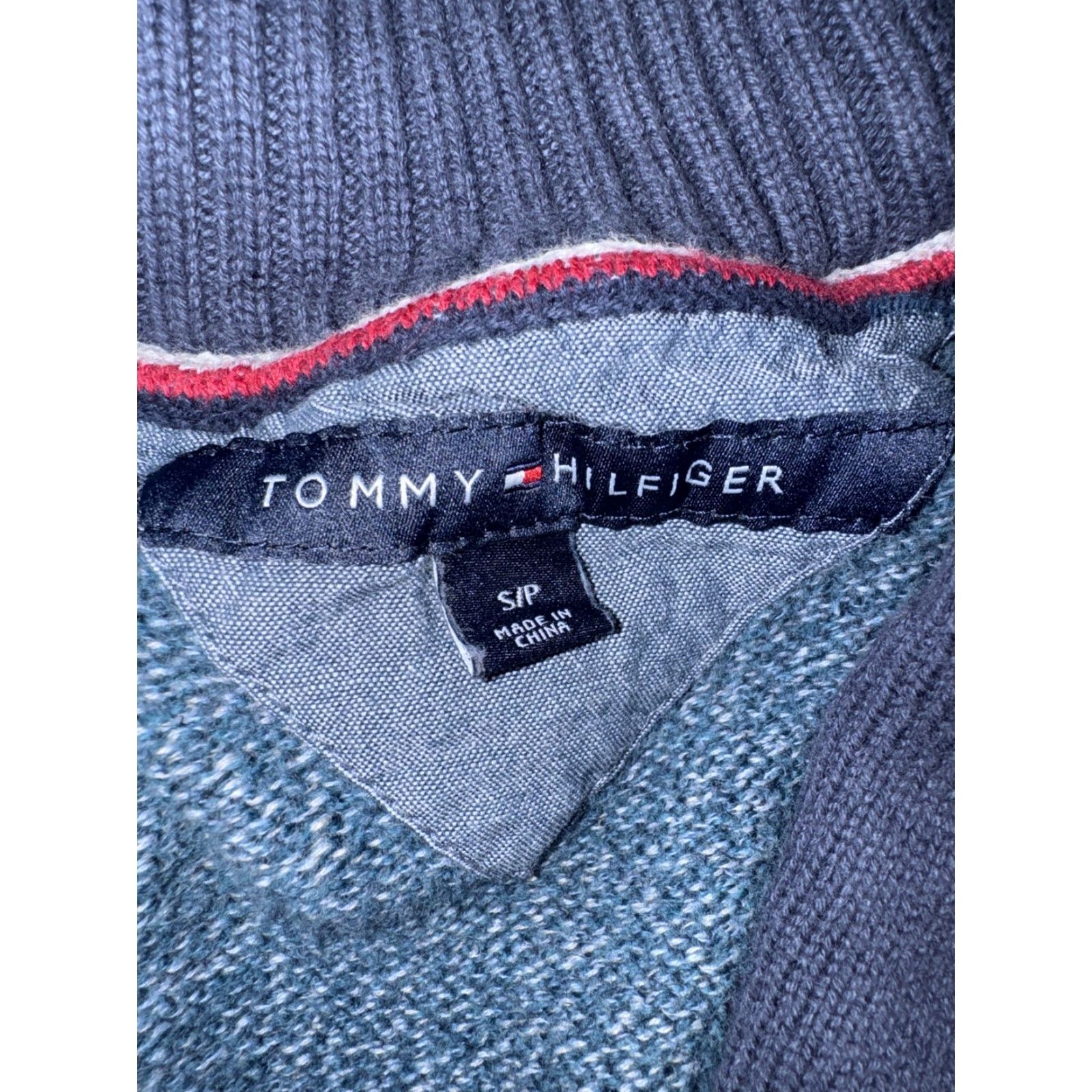 Tommy Hilfiger Tommy Hilfiger Cardigan Sweater Men S Blue Heavyweight Shaw Collared - (avoid extra punctuation) Size US S / EU 44-46 / 1 - 4 Thumbnail