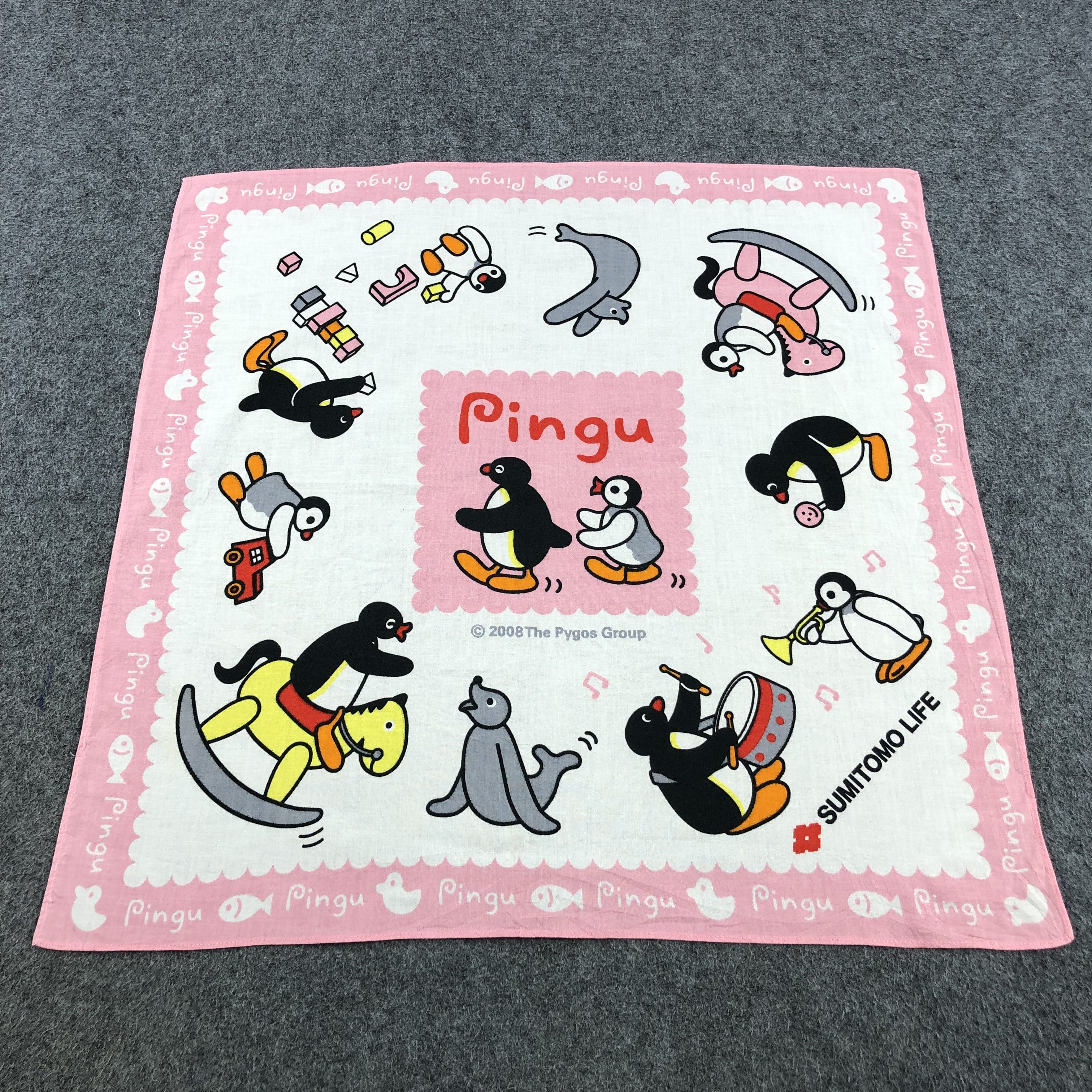 Anime Pingu Characters Handkerchief Neckerchief Bandana X30 Size ONE SIZE - 1 Thumbnail