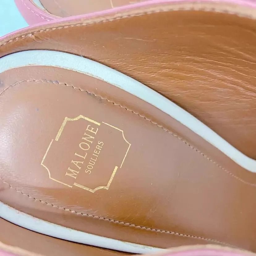 Malone Souliers MALONE SOULIERS Pink Heeled Sandals EU 38 Size US 7.5 / IT 37.5 - 7 Thumbnail