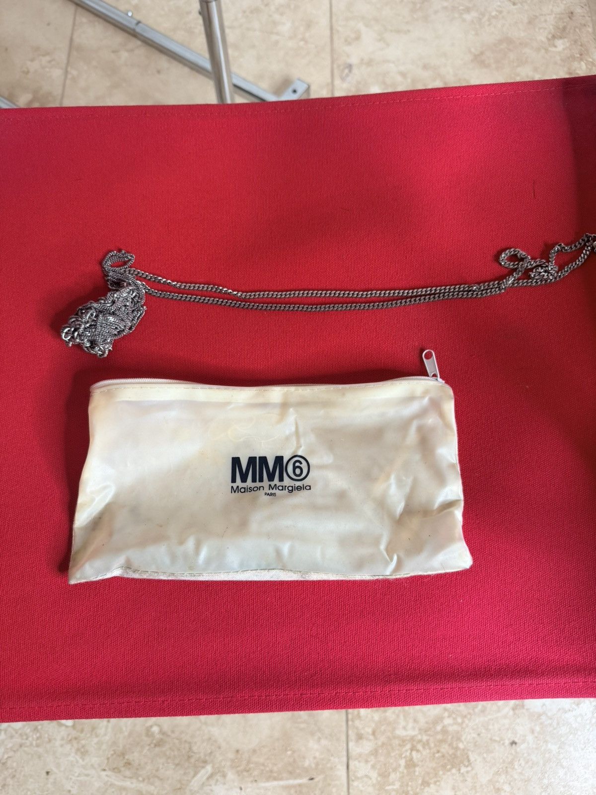 Maison Margiela Margiela tangled chain necklace Size ONE SIZE - 4 Thumbnail