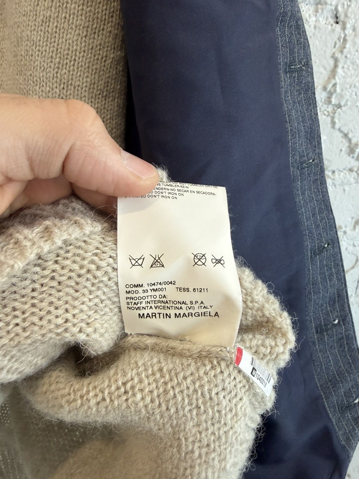 Maison Margiela A/W 06-07 MAISON MARTIN MARGIELA RECONSTRUCTED SWEATER Size US M / EU 48-50 / 2 - 6 Thumbnail