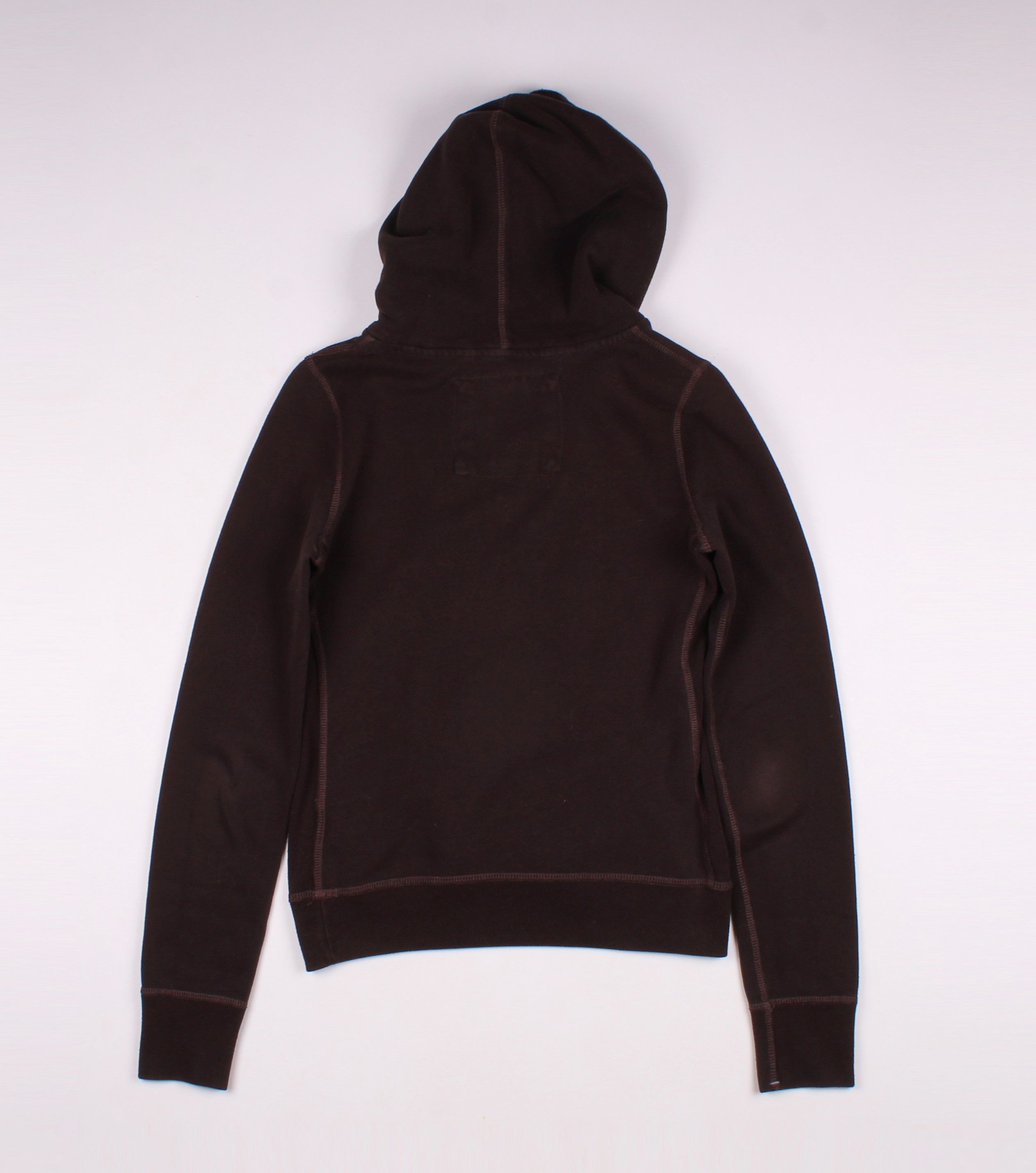 Abercrombie & Fitch × Vintage Vintage Abercrombie & Fitch Y2K Brown Hoodie Size S / US 4 / IT 40 - 7 Thumbnail
