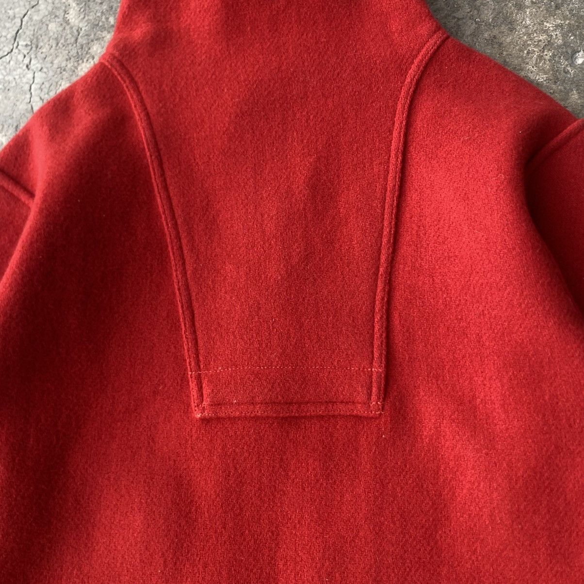 Warehouse Warehouse Pullover Wool Melton Jacket Side Zipper Talon USA Size US S / EU 44-46 / 1 - 18 Thumbnail