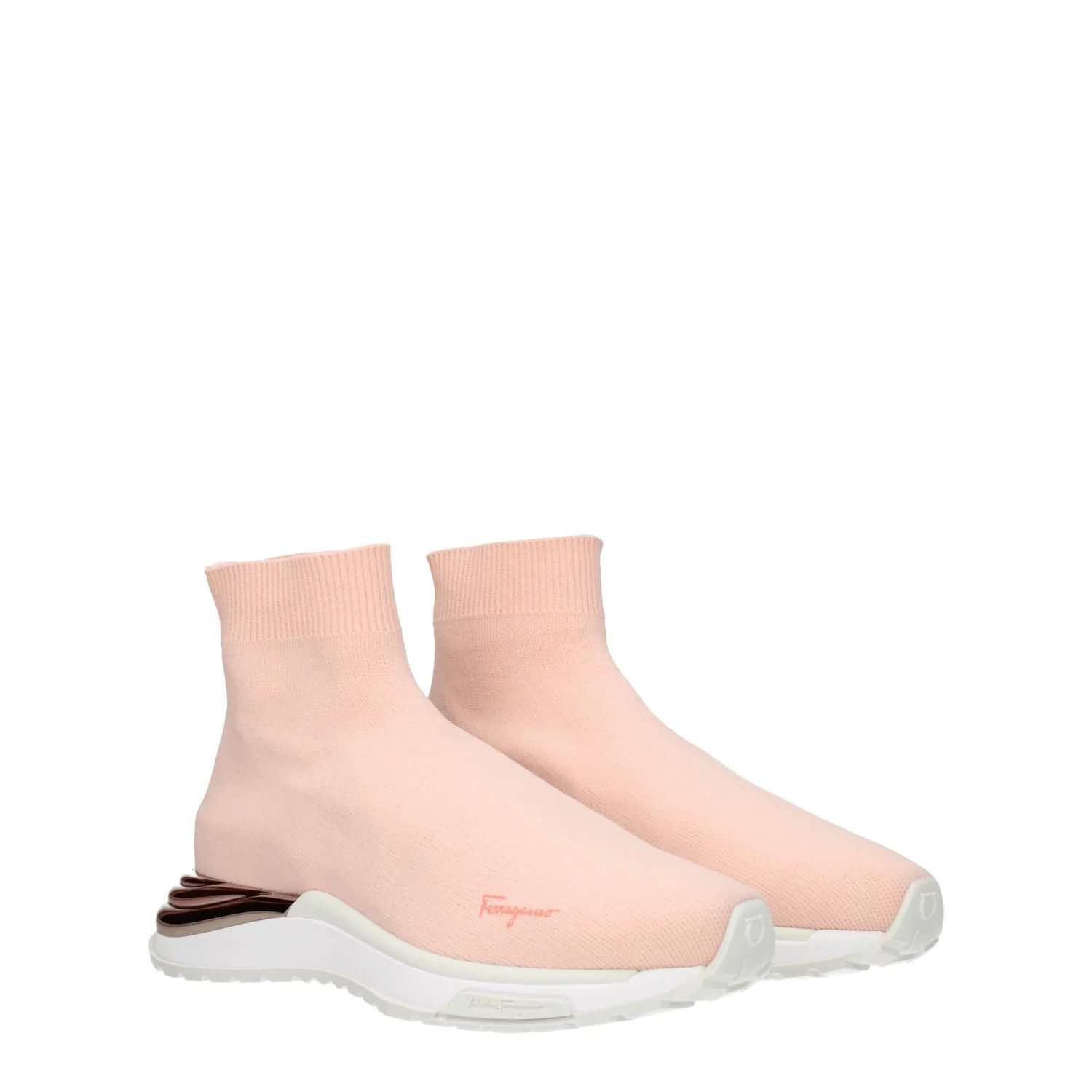 Salvatore Ferragamo ob1o1e1224 Fabric Sneakers in Pink Size US 5.5 / IT 35.5 - 2 Thumbnail