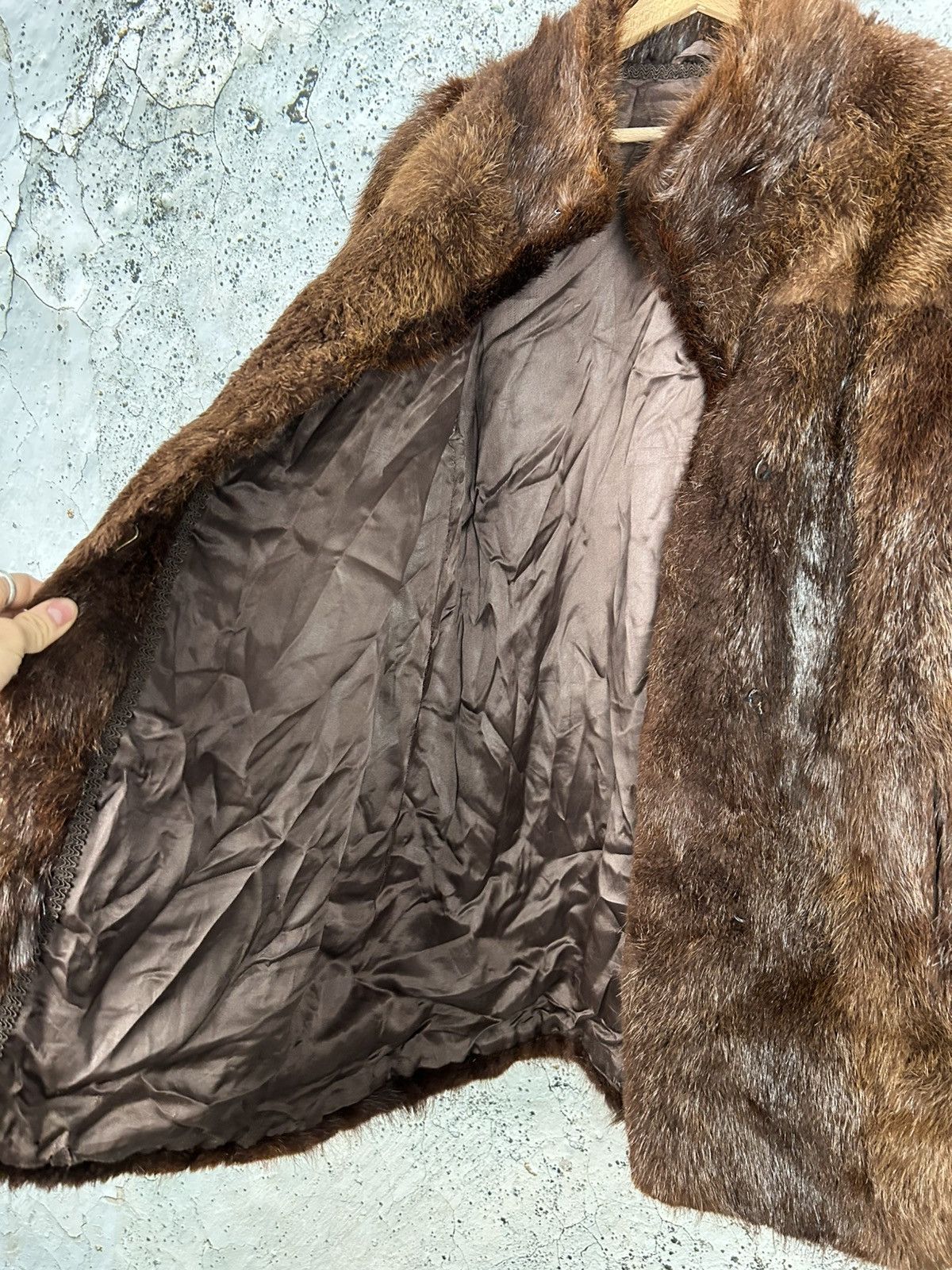 Vintage Vintage Fur Avant Garde Jacket Designer Alternative 90s Size M / US 6-8 / IT 42-44 - 5 Thumbnail