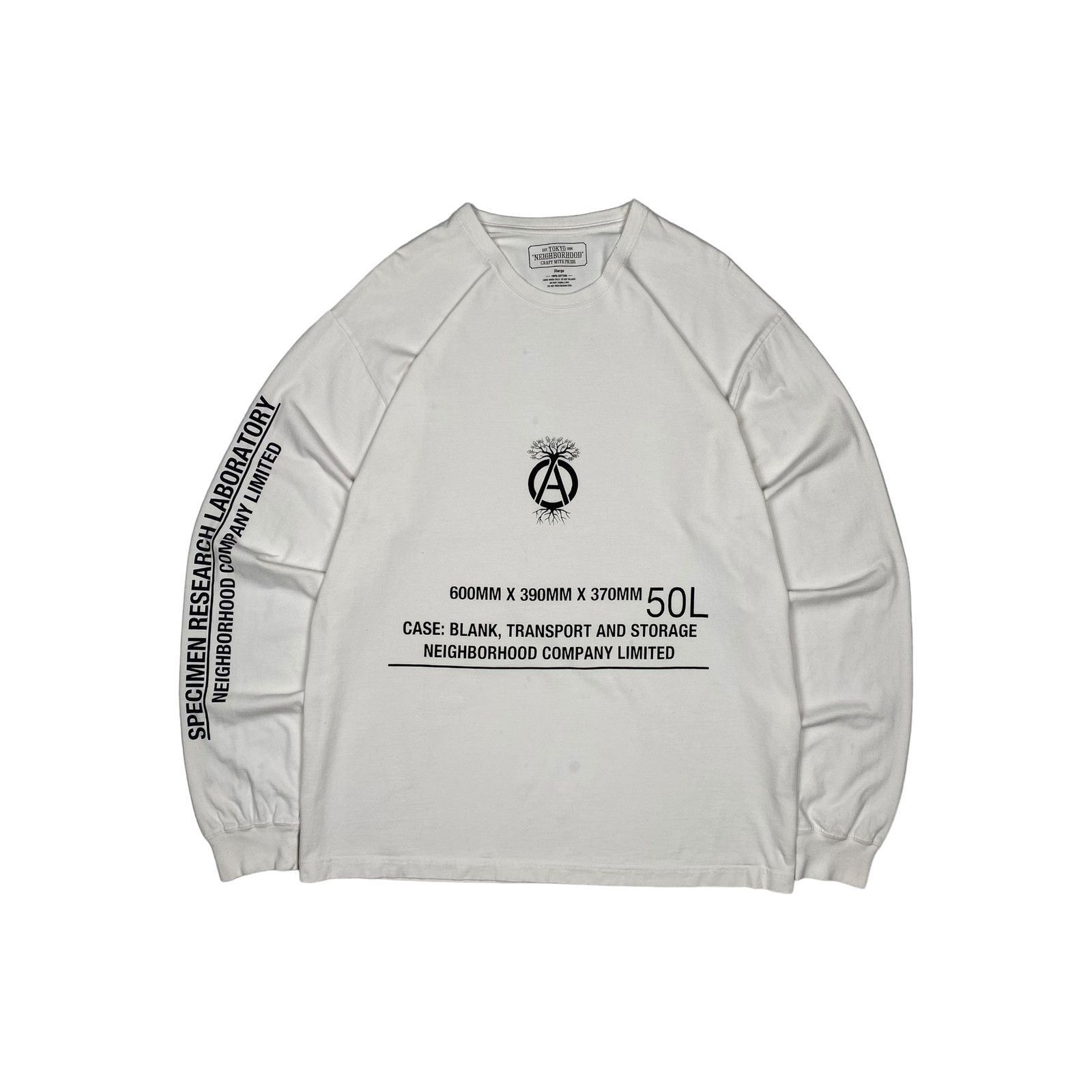 Neighborhood Neighborhood White Longsleeve Size US XL / EU 56 / 4 - 1 Thumbnail