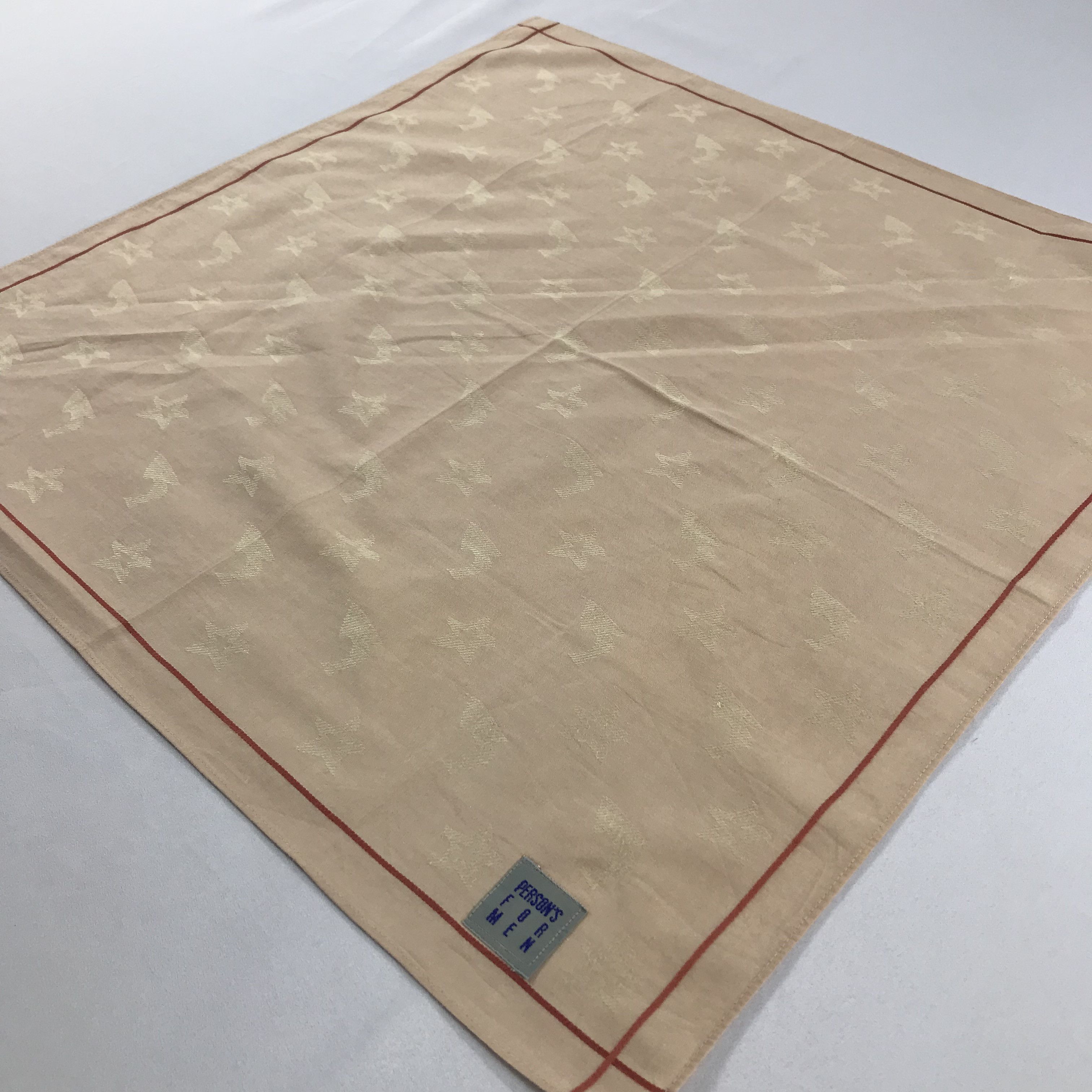 PERSON'S × Vintage Person's Bandana / Handkerchief / Neckerchief - S1952 Size ONE SIZE - 2 Thumbnail