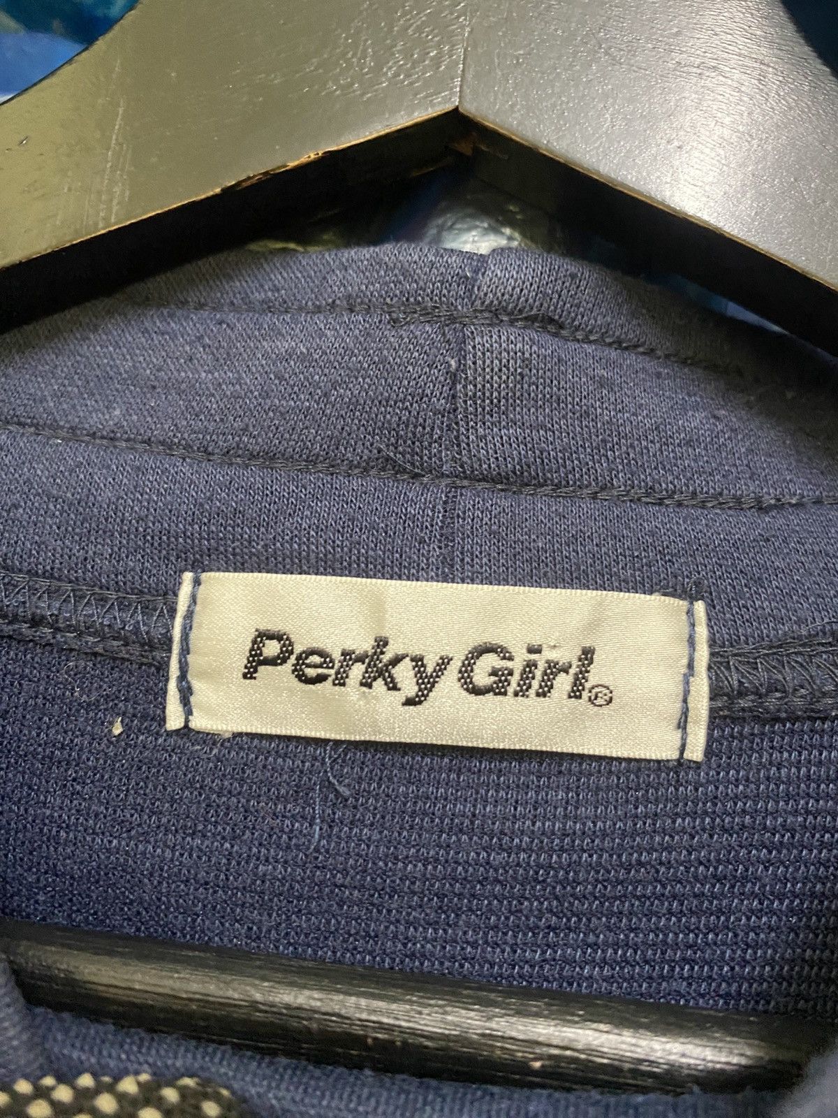 Vintage Perky Girl Japan Vintage Navy Graphic Sweatshirt – Tokyo Size US M / EU 48-50 / 2 - 4 Thumbnail