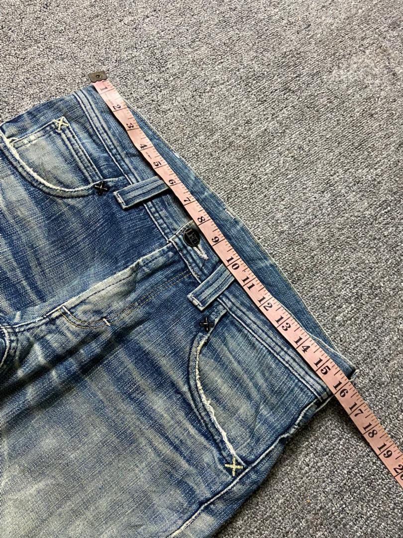Lee Lee Riders Distressed Denim Ripped Jeans (184) Size US 32 / EU 48 - 9 Thumbnail