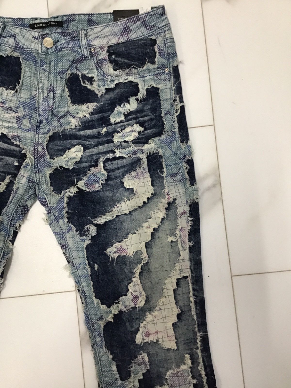 Other Embellish NYC Ace Boro Denim (Light Blue) Size US 40 / EU 56 - 3 Thumbnail