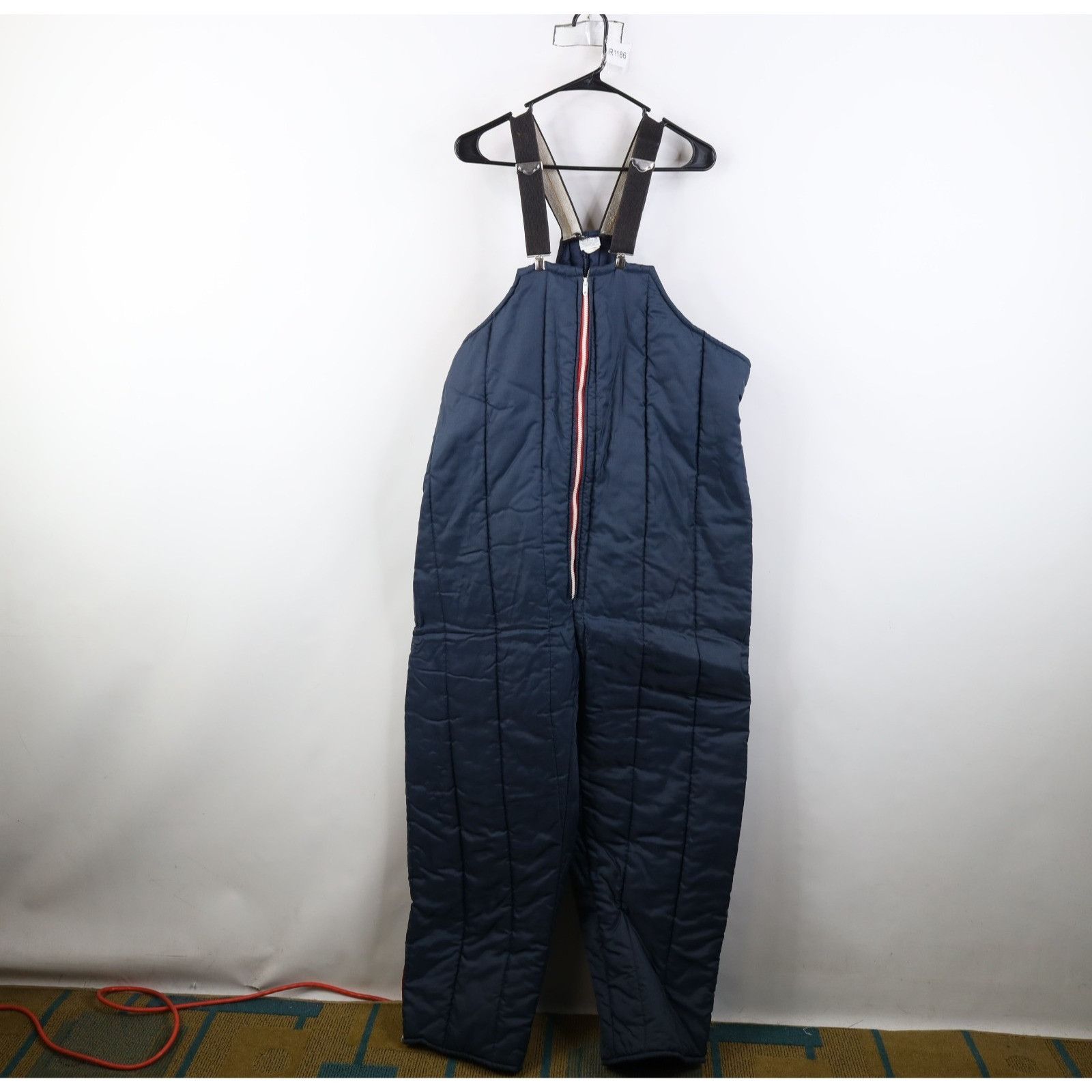 Vintage Vintage 60s 70s Streetwear Quilted Winter Snow Pant Overalls Size US 40 / EU 56 - 1 Thumbnail