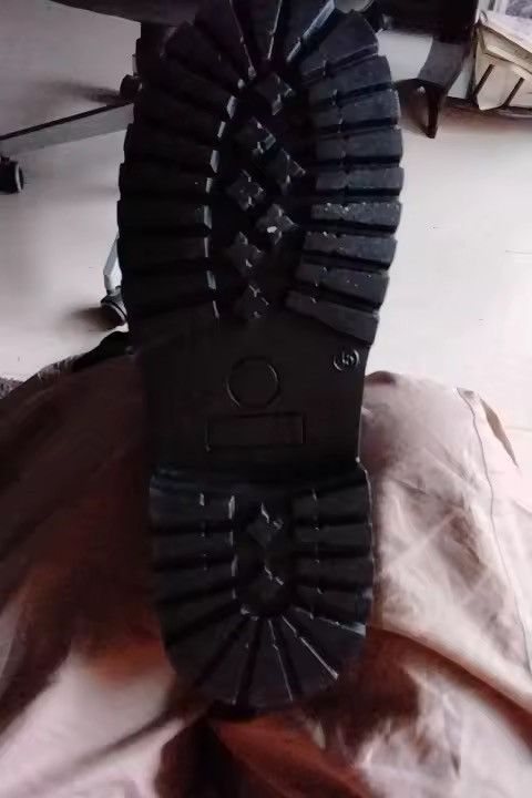 Japanese Brand Men's PU Leather Motorcycle Boots Mid-calf Size US 9.5 / EU 42-43 - 9 Thumbnail