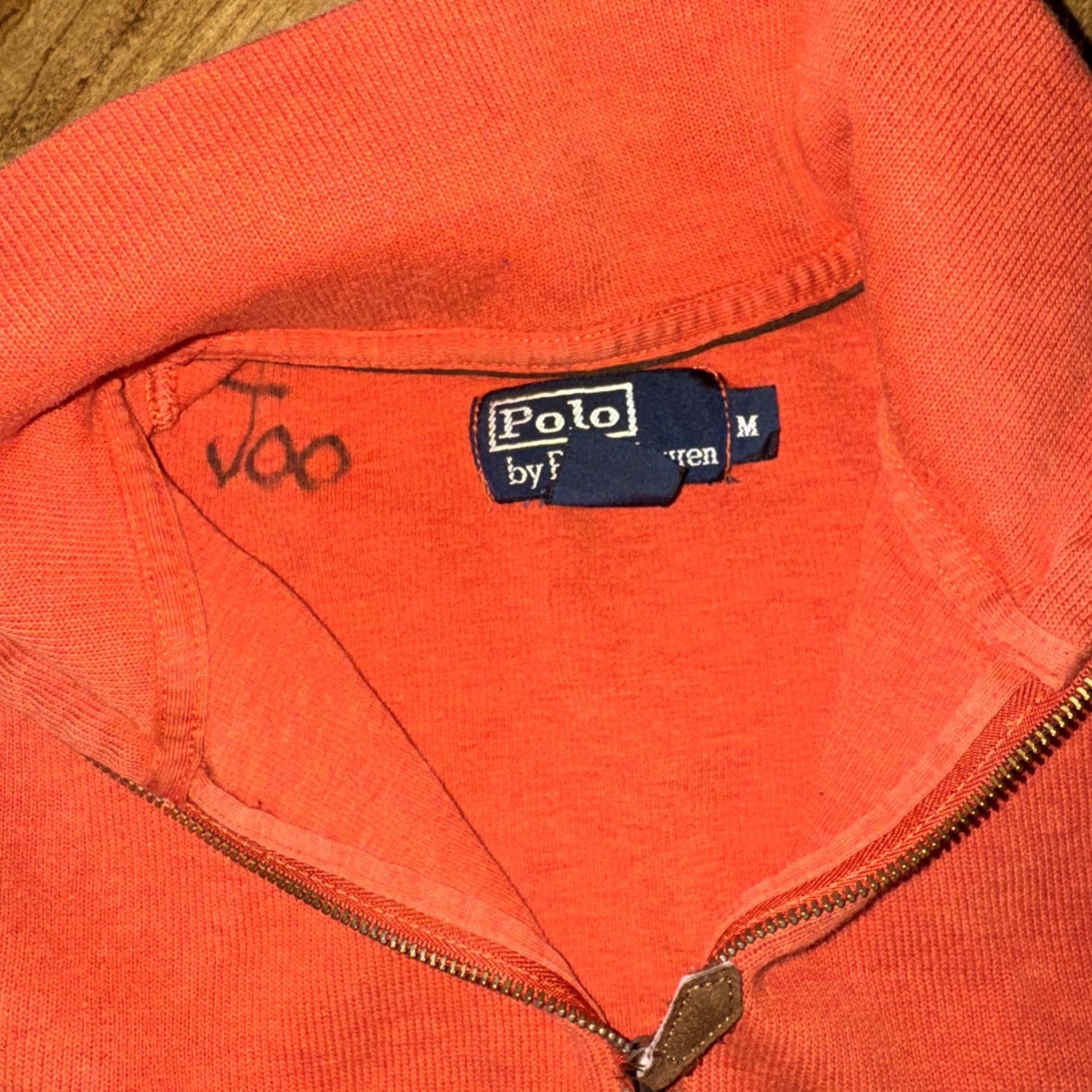 Ralph Lauren Polo Ralph Lauren Quarter Zip Sweater Orange Medium Mens Regular Size M Shirtors? Size US M / EU 48-50 / 2 - 3 Thumbnail