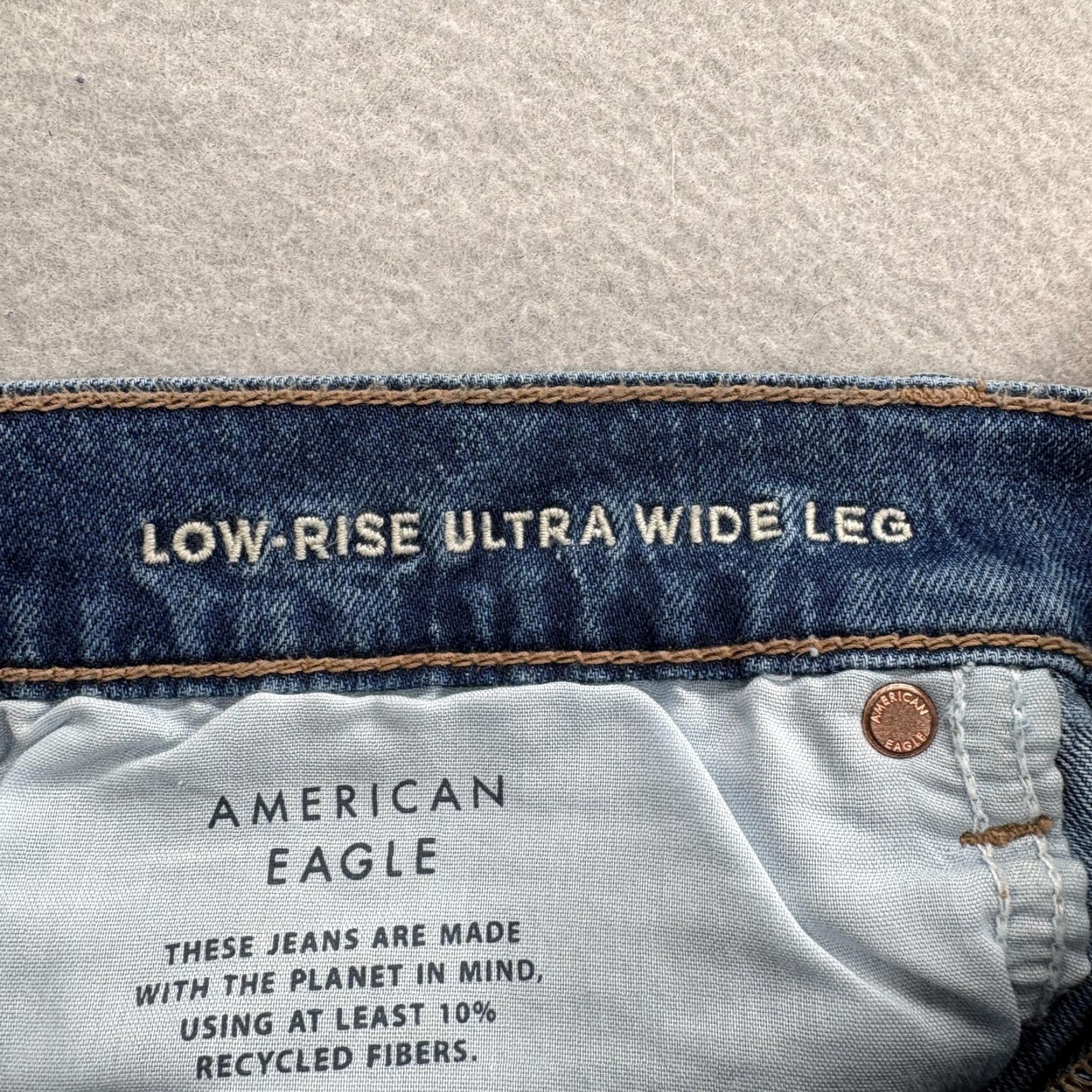 American Eagle Outfitters VINTAGE American Eagle Jeans Wide-Leg? Size 32" / US 10 / IT 46 - 5 Thumbnail