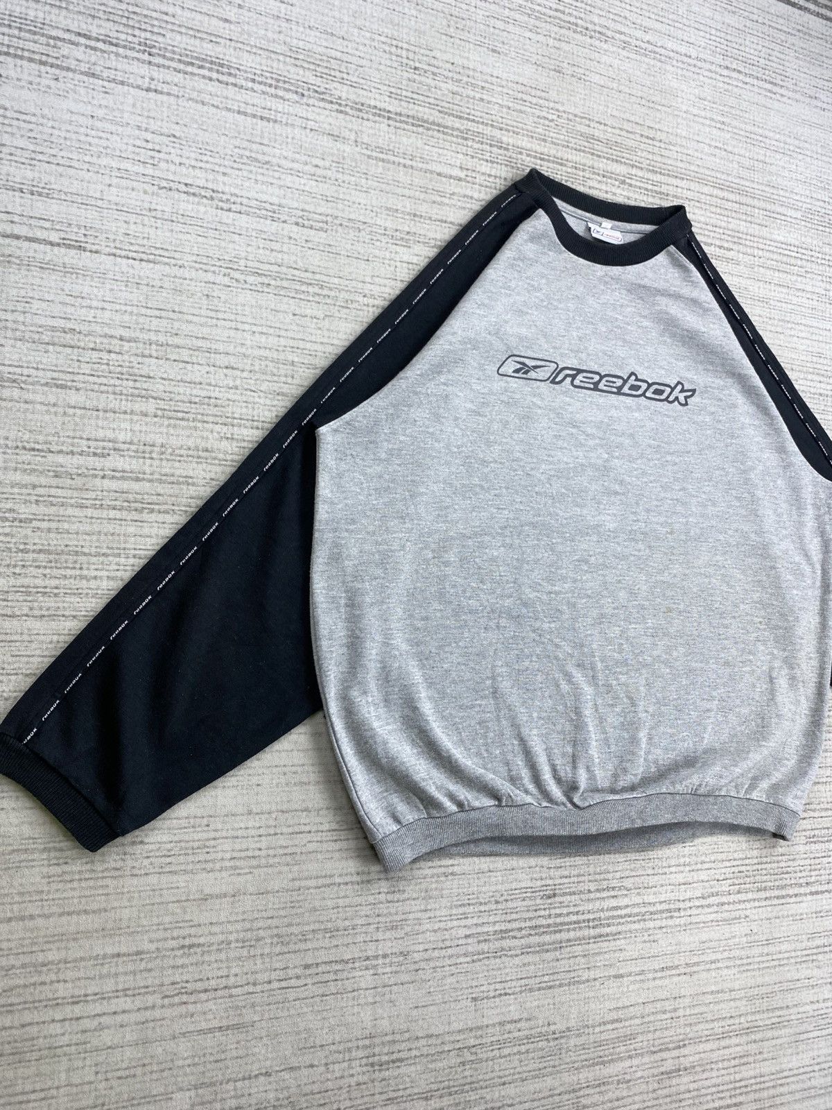 Japanese Brand × Reebok × Vintage Vintage 90s Reebok Spellout Longsleeve Sweatshirt Size US XL / EU 56 / 4 - 3 Thumbnail