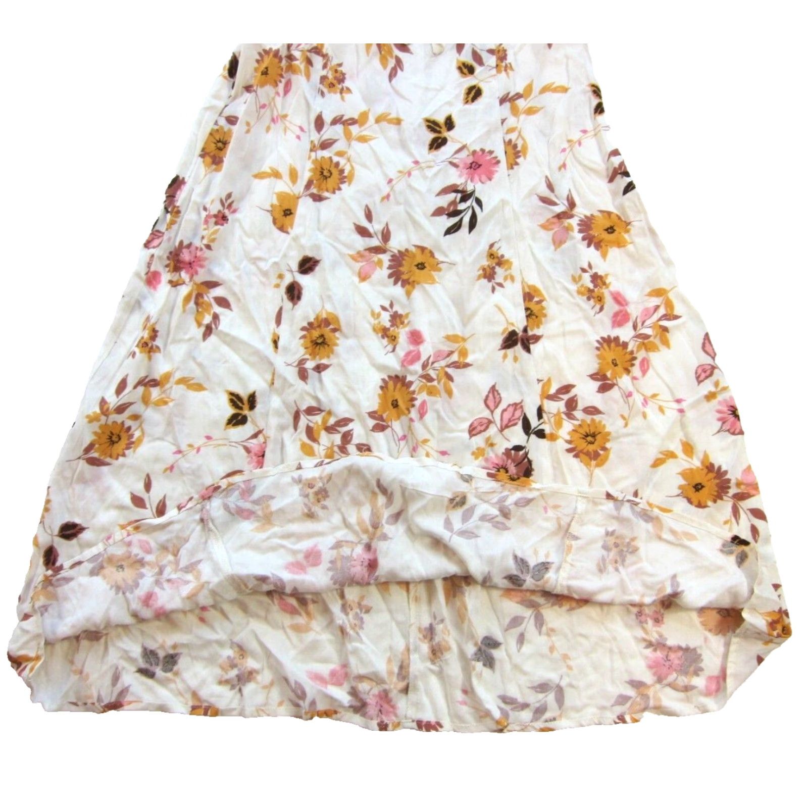 Pinko Luxology Sun Dress M Midi Floral Shirt Dress Pink Rayon Fit & Flare Womens Size M / US 6-8 / IT 42-44 - 6 Thumbnail