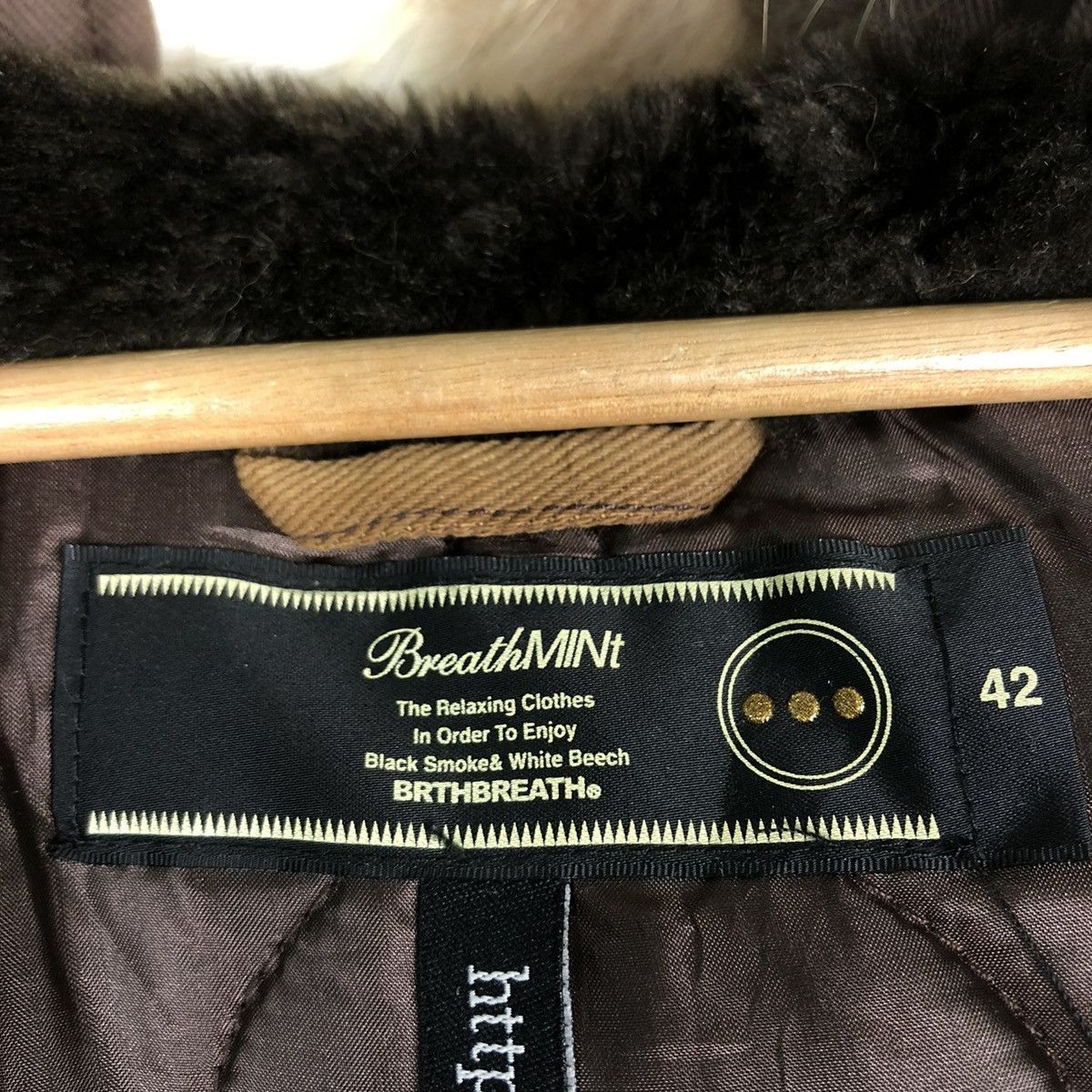 Japanese Brand 🔥VTG BIKER JACKET BREATH MINT MINK FUR HOODIE NUMBER NINE Size US M / EU 48-50 / 2 - 20 Thumbnail