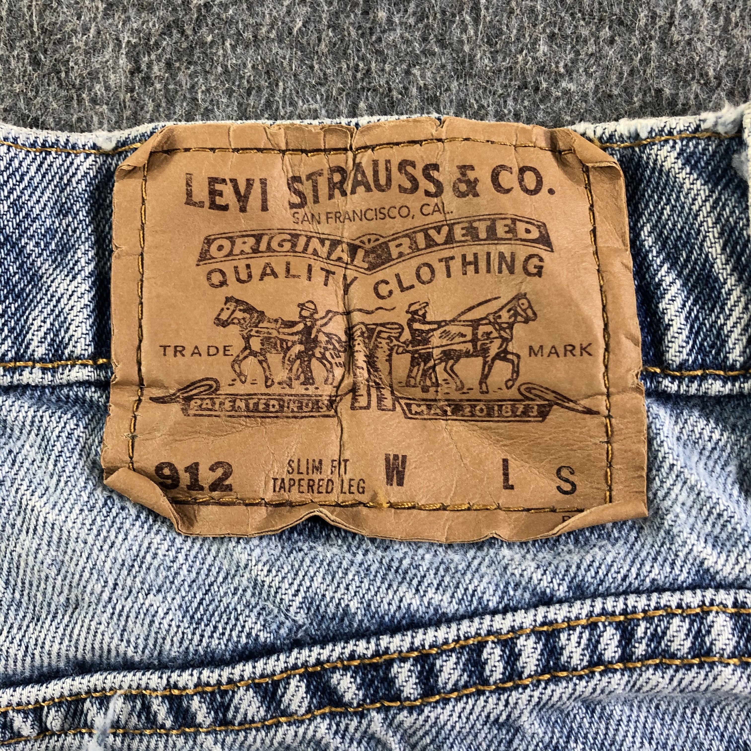 Levi's Vintage Light Wash Levis 912 Jeans-J4263 Size 25" / US 0 / IT 36 - 5 Thumbnail