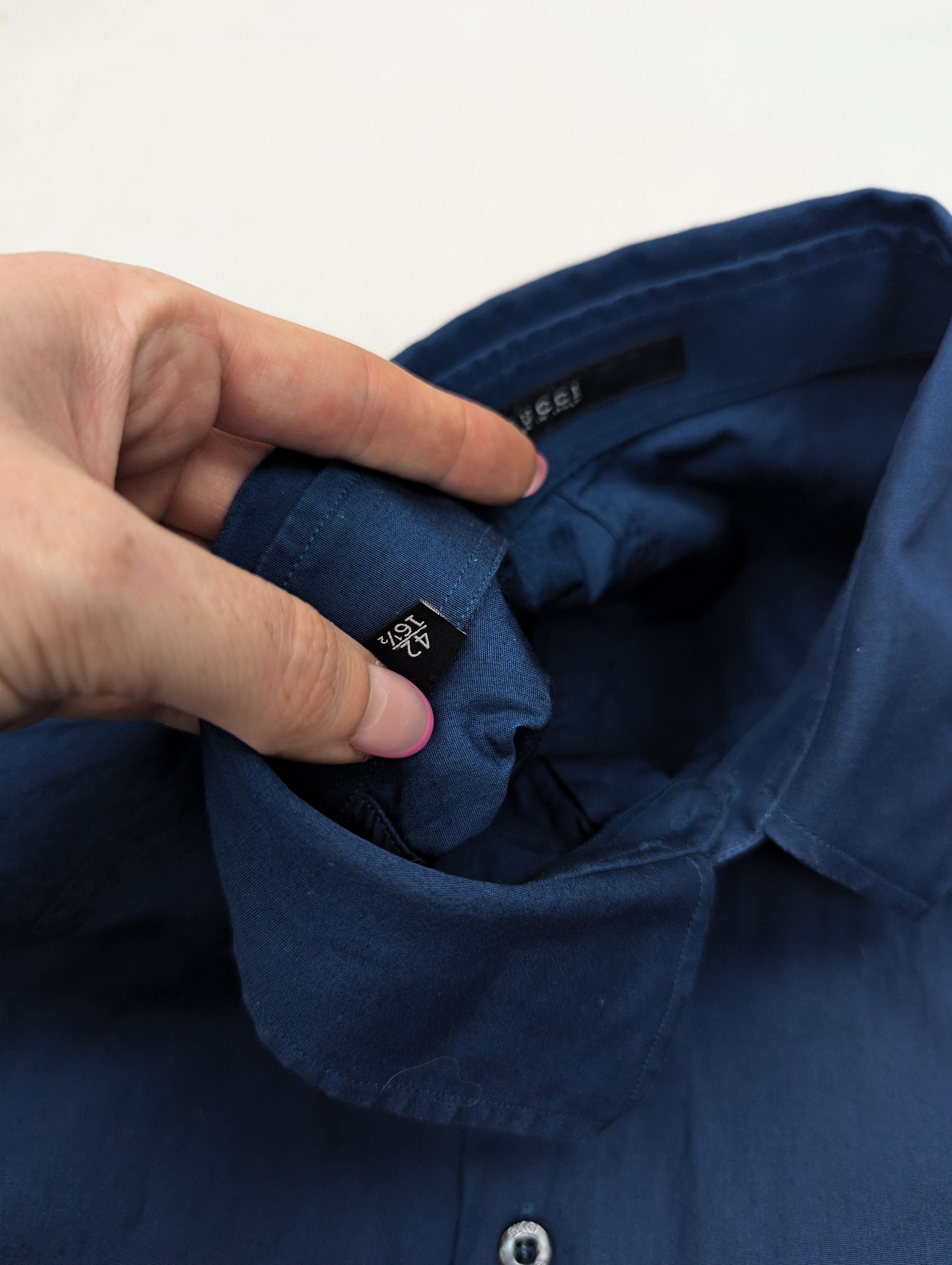 Gucci Gucci blue shirt M Size US M / EU 48-50 / 2 - 5 Thumbnail