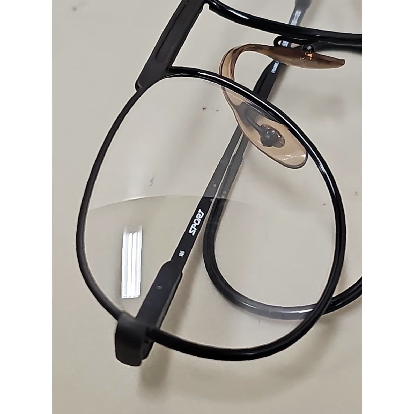 Carrera VINTAGE Carrera Sport 5516 Glasses 1980s Unisex Adults Black Metal Plastic Black Lens Sportswear/Beach 1980s Size ONE SIZE - 6 Thumbnail