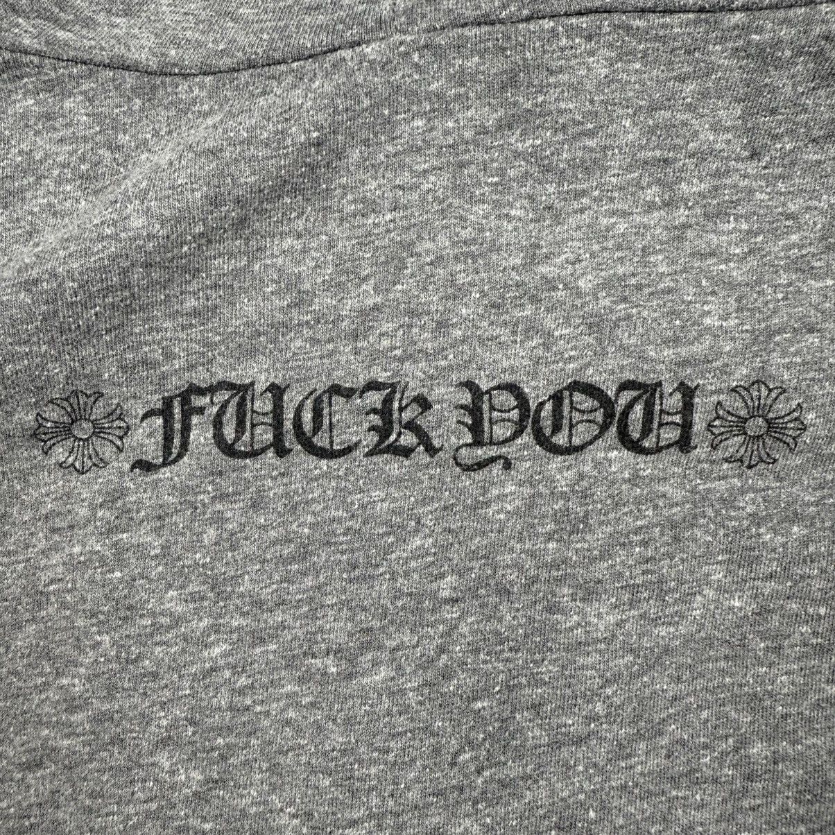 Chrome Hearts Chrome Hearts T-Bar F*** You Zip-Up Hoodie Heather Grey Size US L / EU 52-54 / 3 - 8 Thumbnail