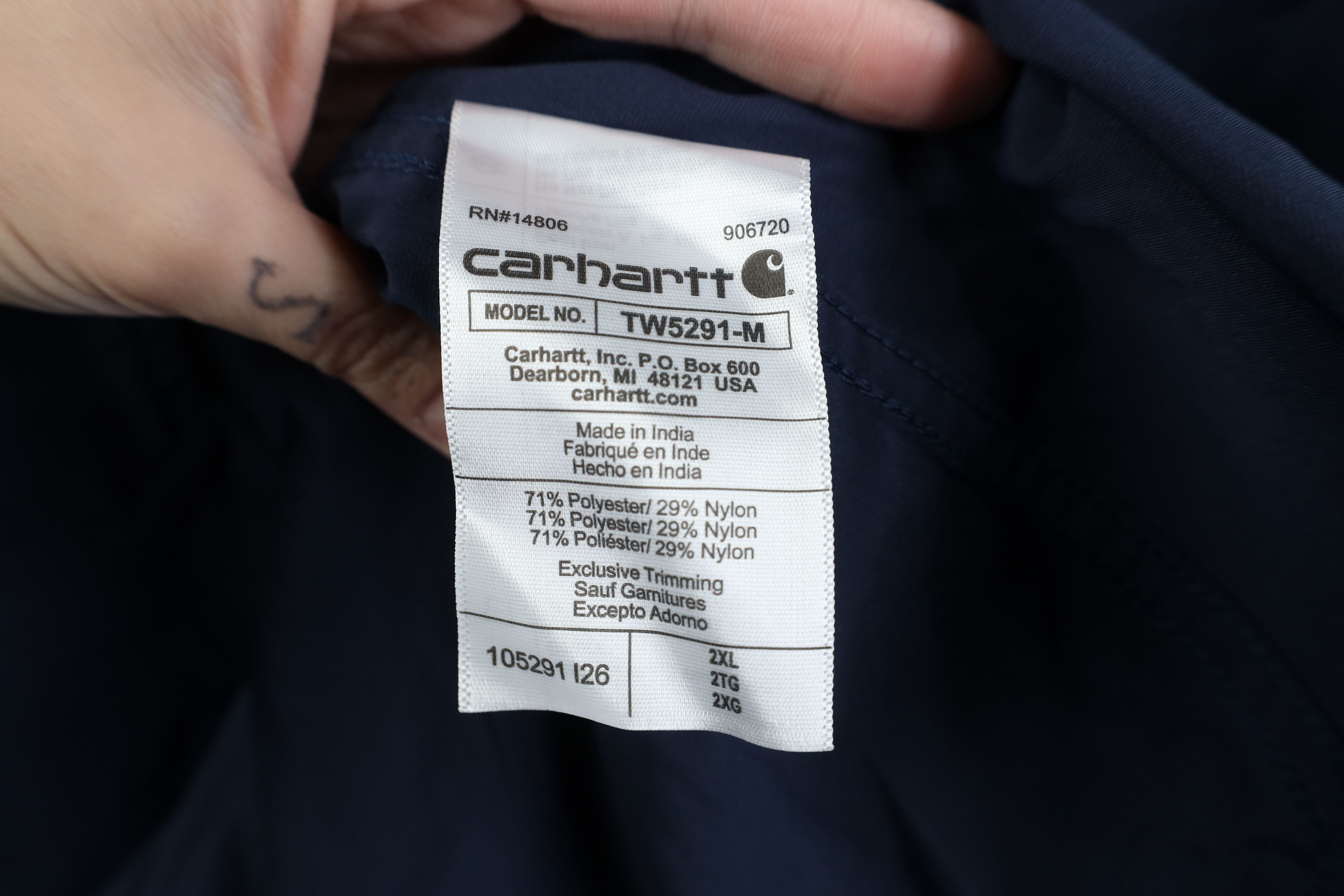 Carhartt New Carhartt Northern Illinois Steel Supply Button Shirt Size US XXL / EU 58 / 5 - 11 Thumbnail