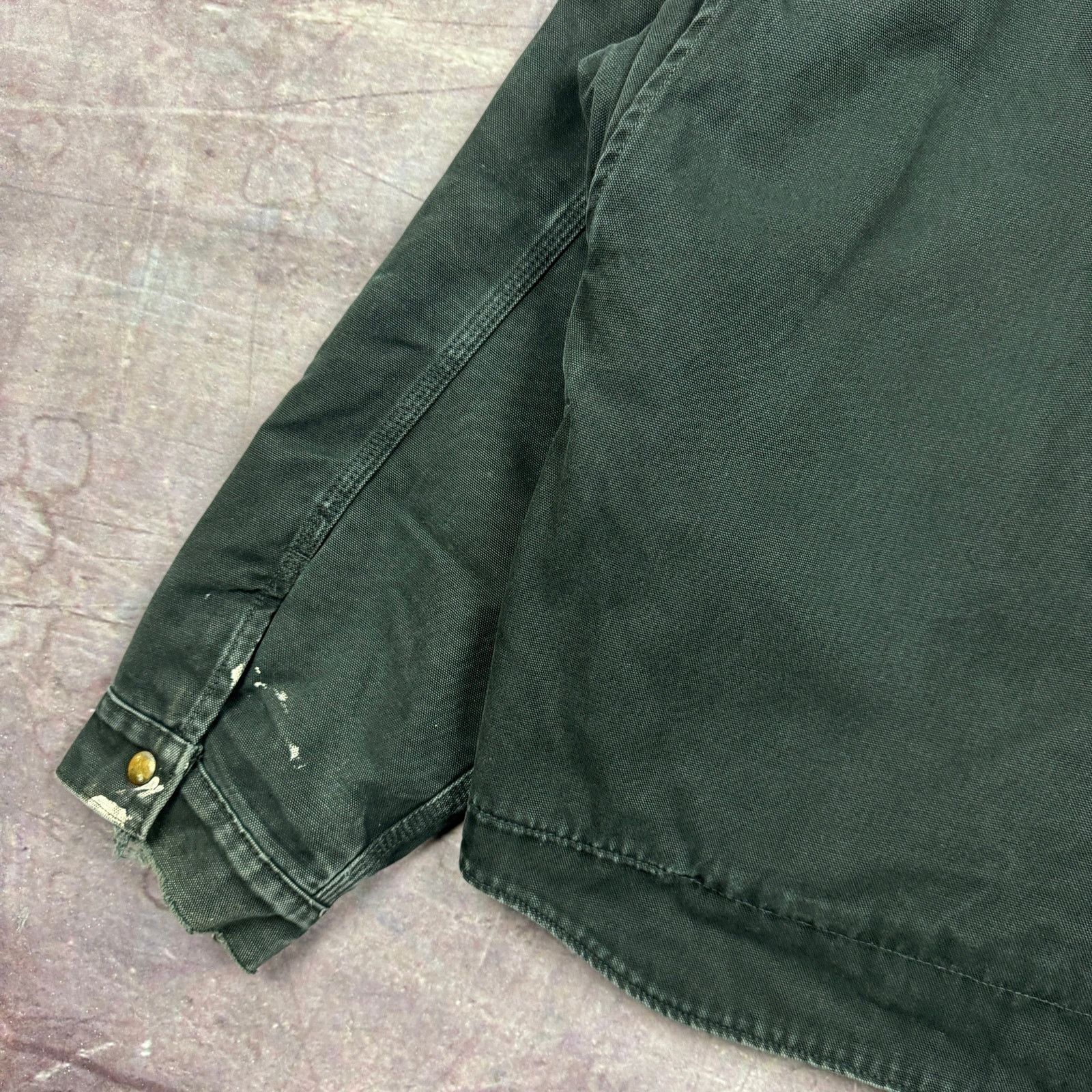 Carhartt × Vintage Early 00s Black Carhartt Hooded Detroit Work Jacket XL 2334 Size US XL / EU 56 / 4 - 6 Thumbnail