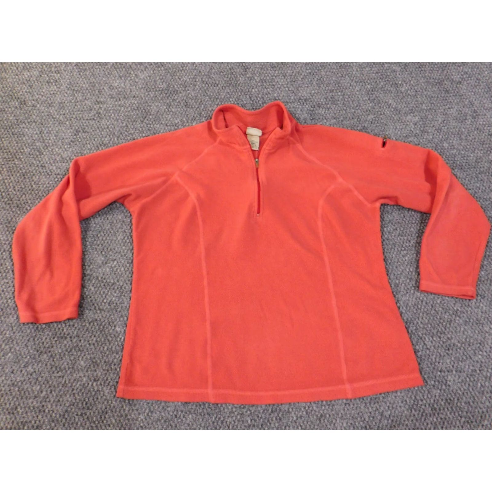 Vintage L.L. Bean Womens Sweater Fleece Small Pink 1/4 Zip Pullover Raglan Sleeves Retro Vintage No Size S / US 4 / IT 40 - 2 Thumbnail