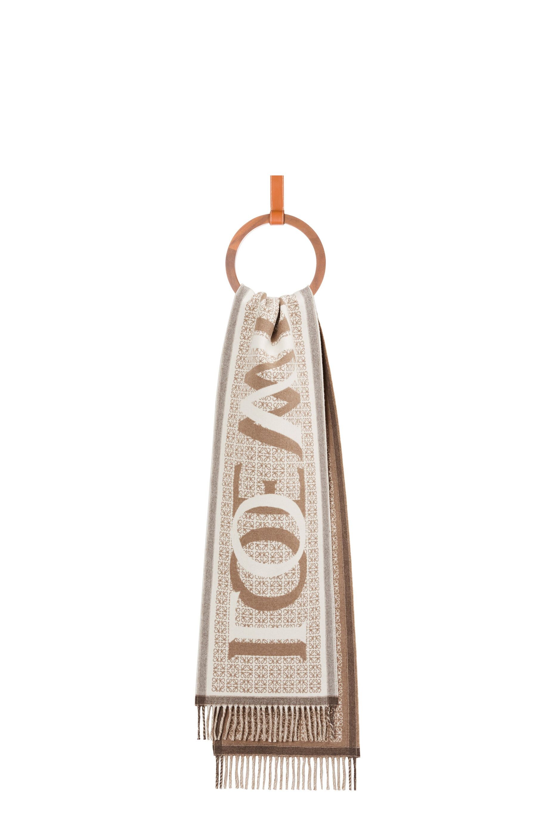 Loewe o1in1g0426 Size: OS / Love Scarf in Multicolor Size ONE SIZE - 3 Thumbnail