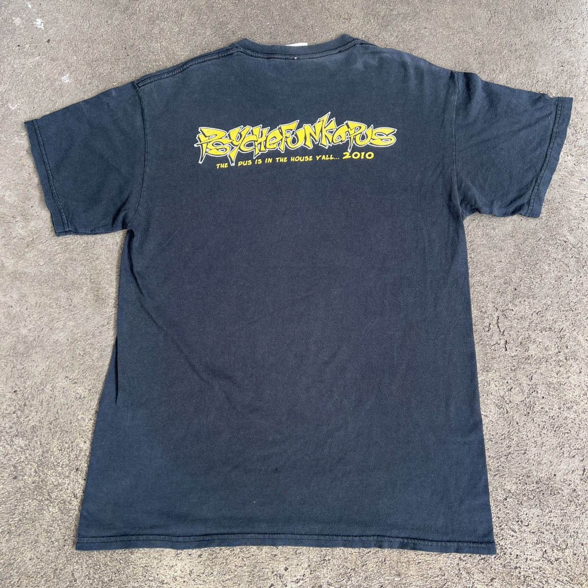Band Tees Rare Vintage Y2K Psychefunkapus funk metal Promo Tee Faded Size US M / EU 48-50 / 2 - 7 Thumbnail