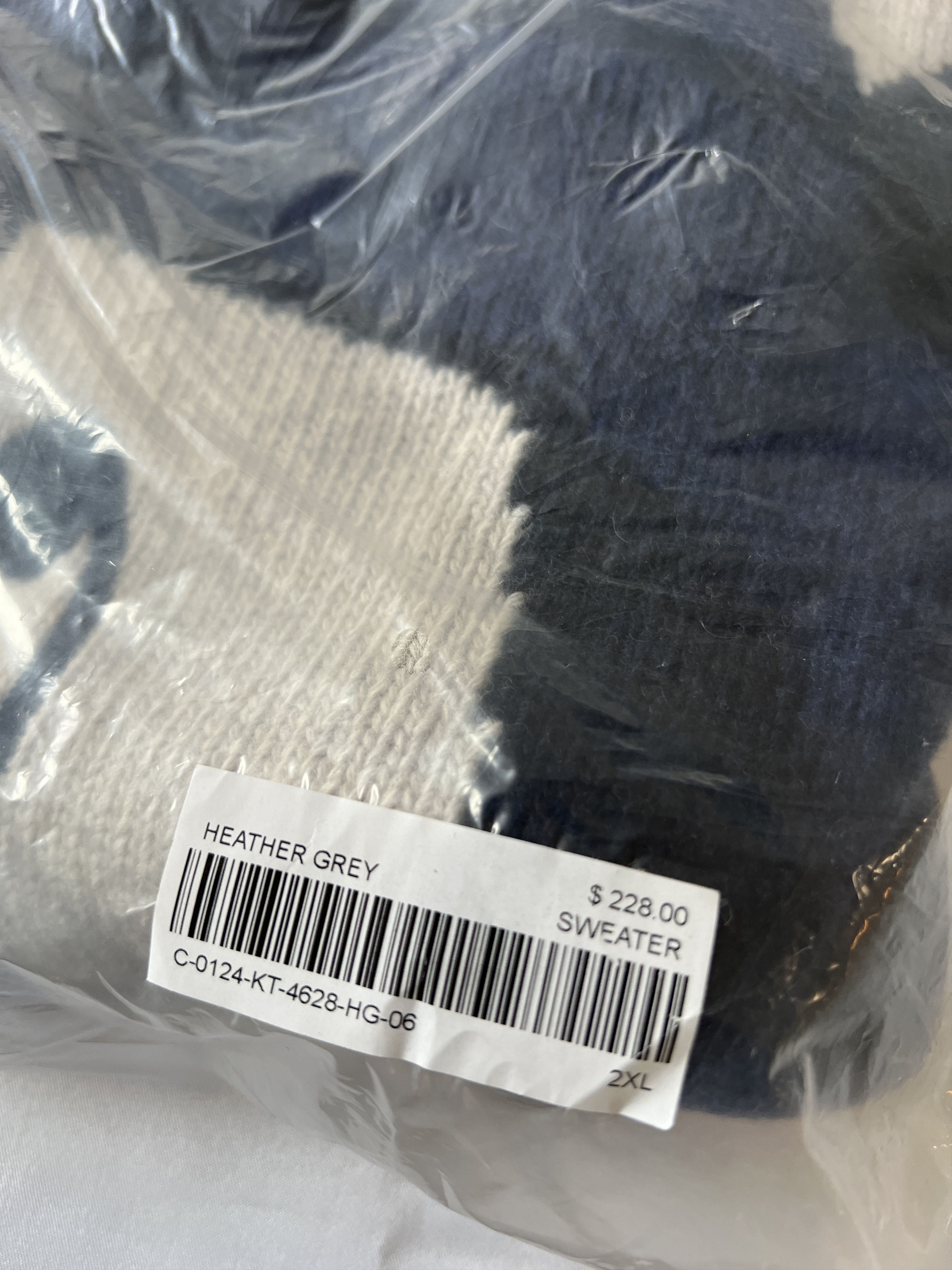 Disney OVO x Disney Mickey Mouse Knit Sweater Heather Grey Size US XXL / EU 58 / 5 - 4 Thumbnail