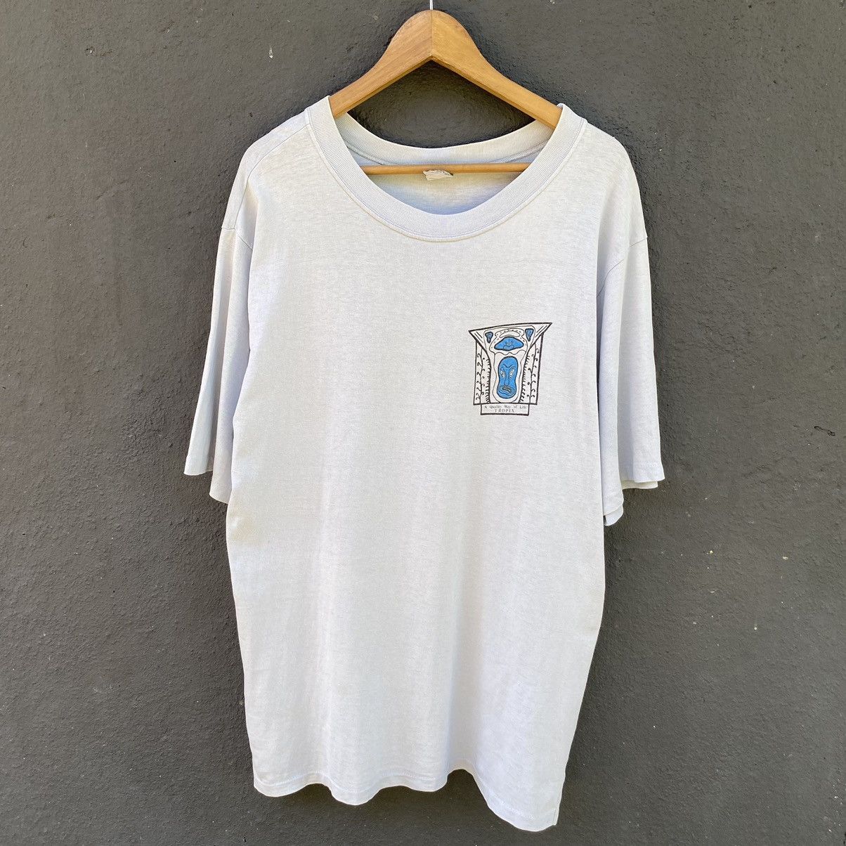 Man Made In Australia 💥SICK💥 THRASHED Vintage 90s Tropix Australia Surf ERD TEE Size US XL / EU 56 / 4 - 9 Thumbnail