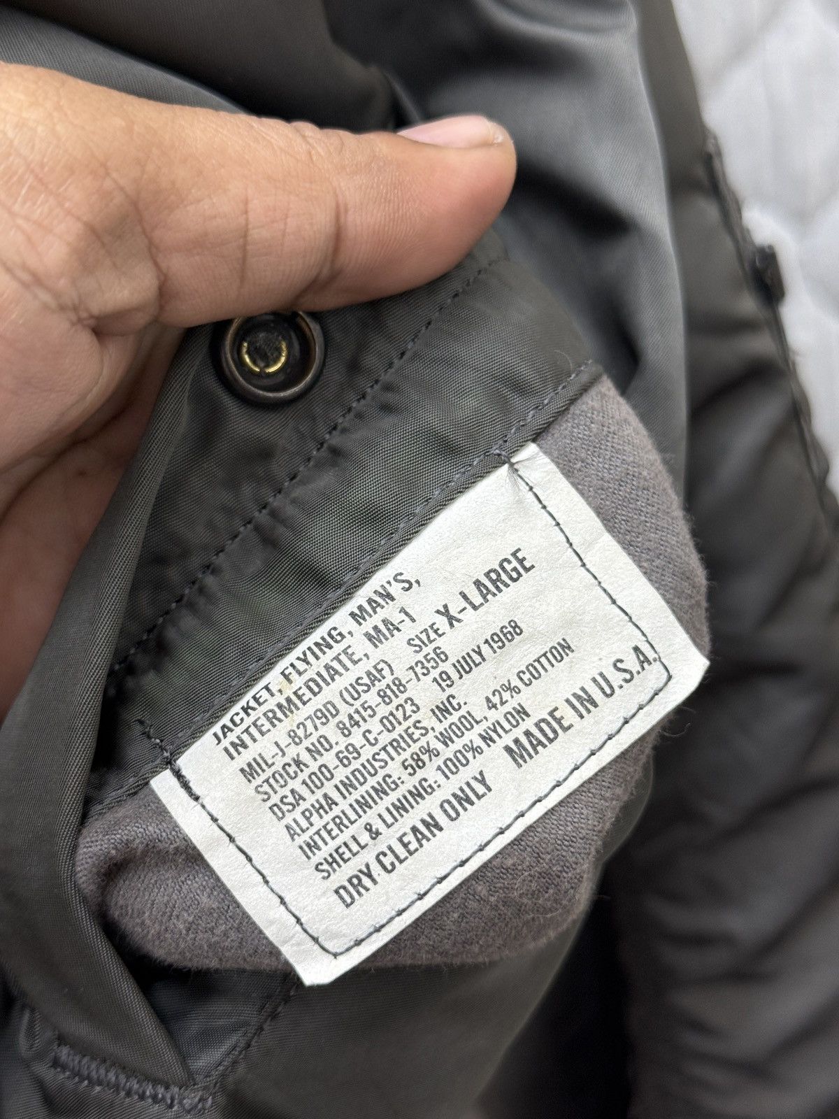 🔥🔥🔥ARCHIVE VTG ALPHA INDUSTRIES MA1 BOMBER FLIGHT JACKET