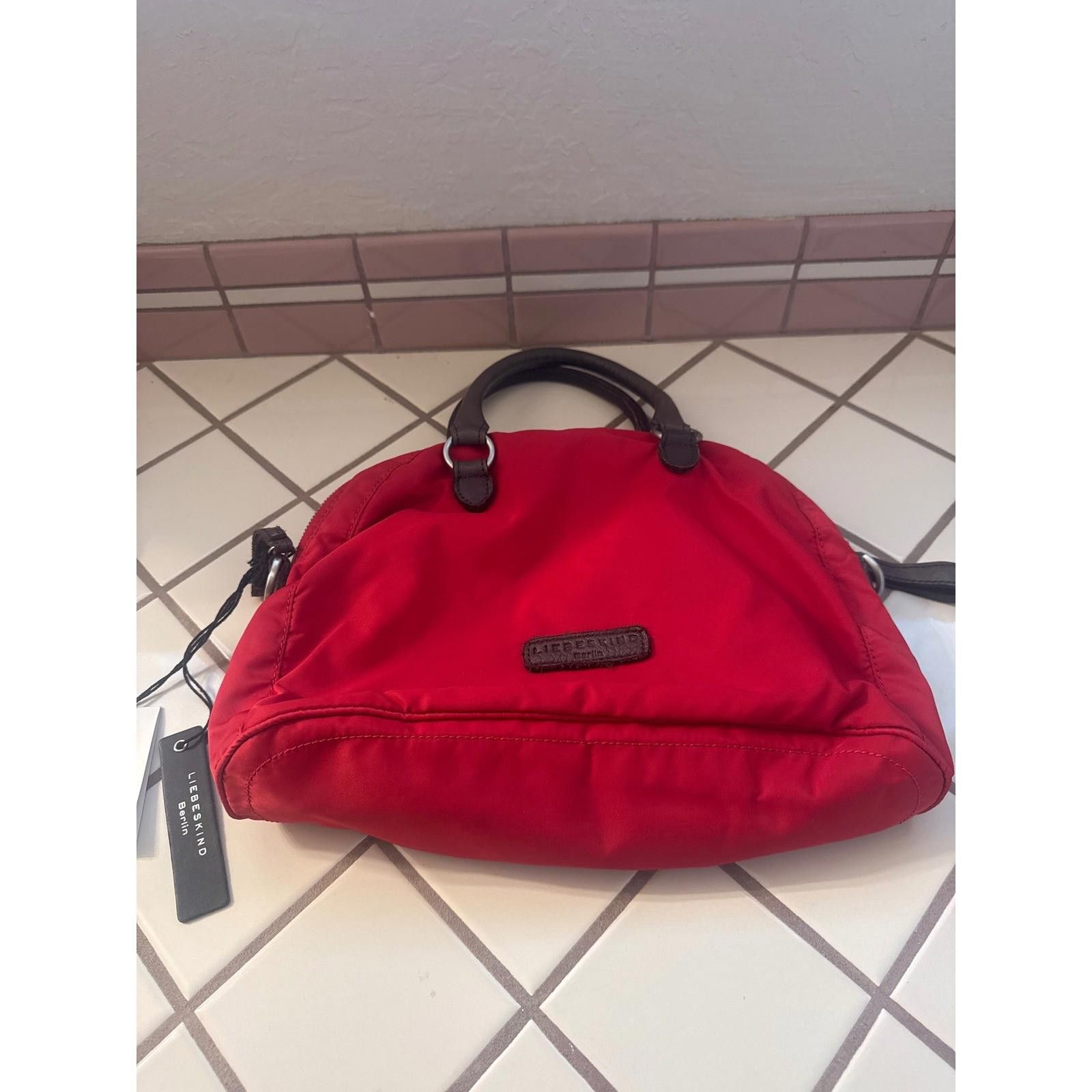 LIEBESKIND BERLIN LIEBESKIND Berlin Red Satchel Handbag Purse NWT NEW Size ONE SIZE - 1 Thumbnail