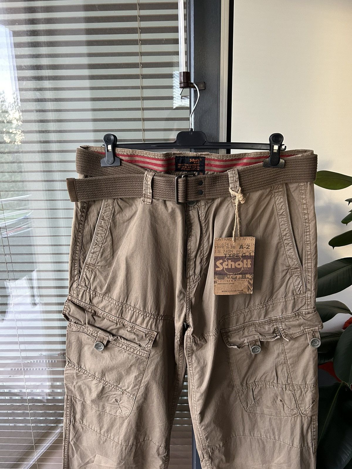 Band Of Outsiders × Schott × Thom Browne Scott Sternberg CARGO Ma-7 Pants Size US 36 / EU 52 - 3 Thumbnail