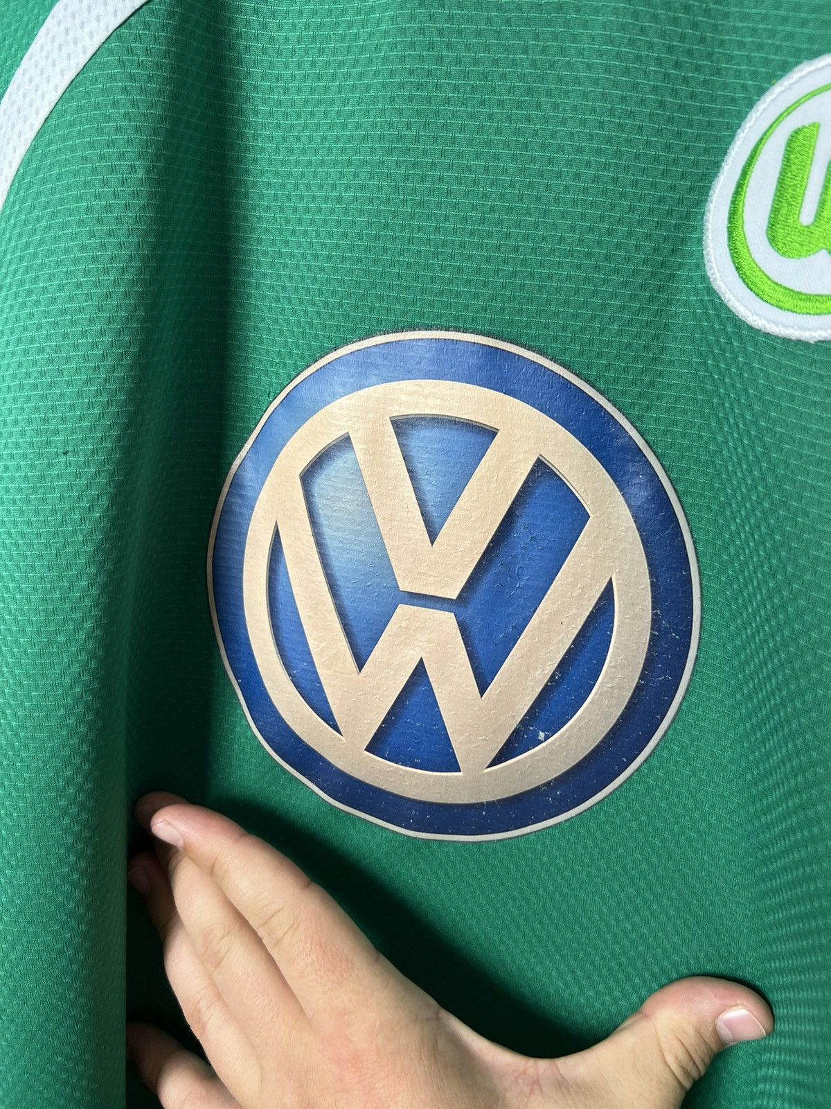Adidas Rare Adidas Wolfsburg 2009 - 2010 Bundesliga VFL Away Jersey Size US XL / EU 56 / 4 - 8 Thumbnail