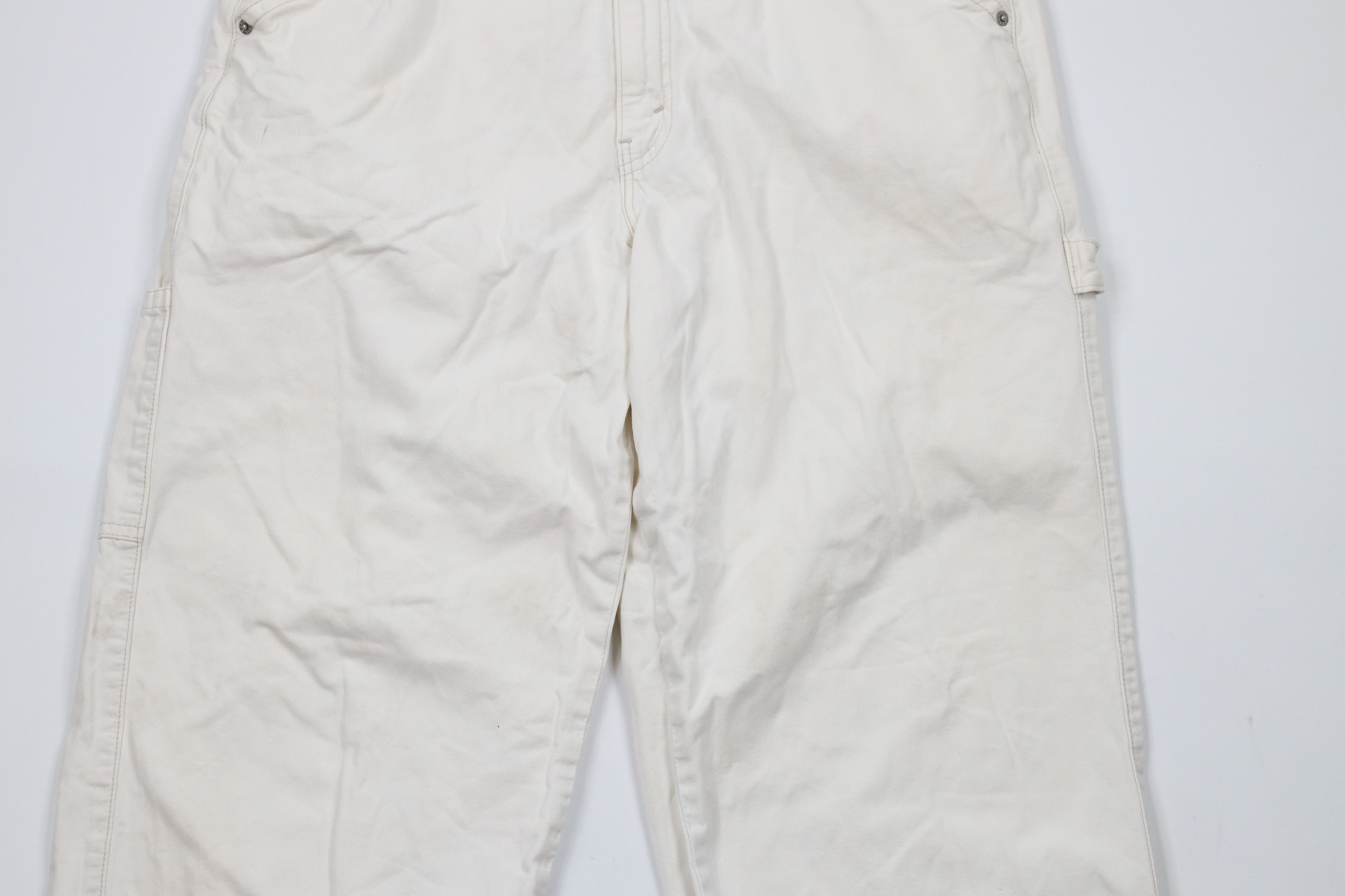 Levi's × Vintage Vintage Y2K 2000 Levis Wide Leg Carpenter Dungaree Pants Size US 36 / EU 52 - 3 Thumbnail