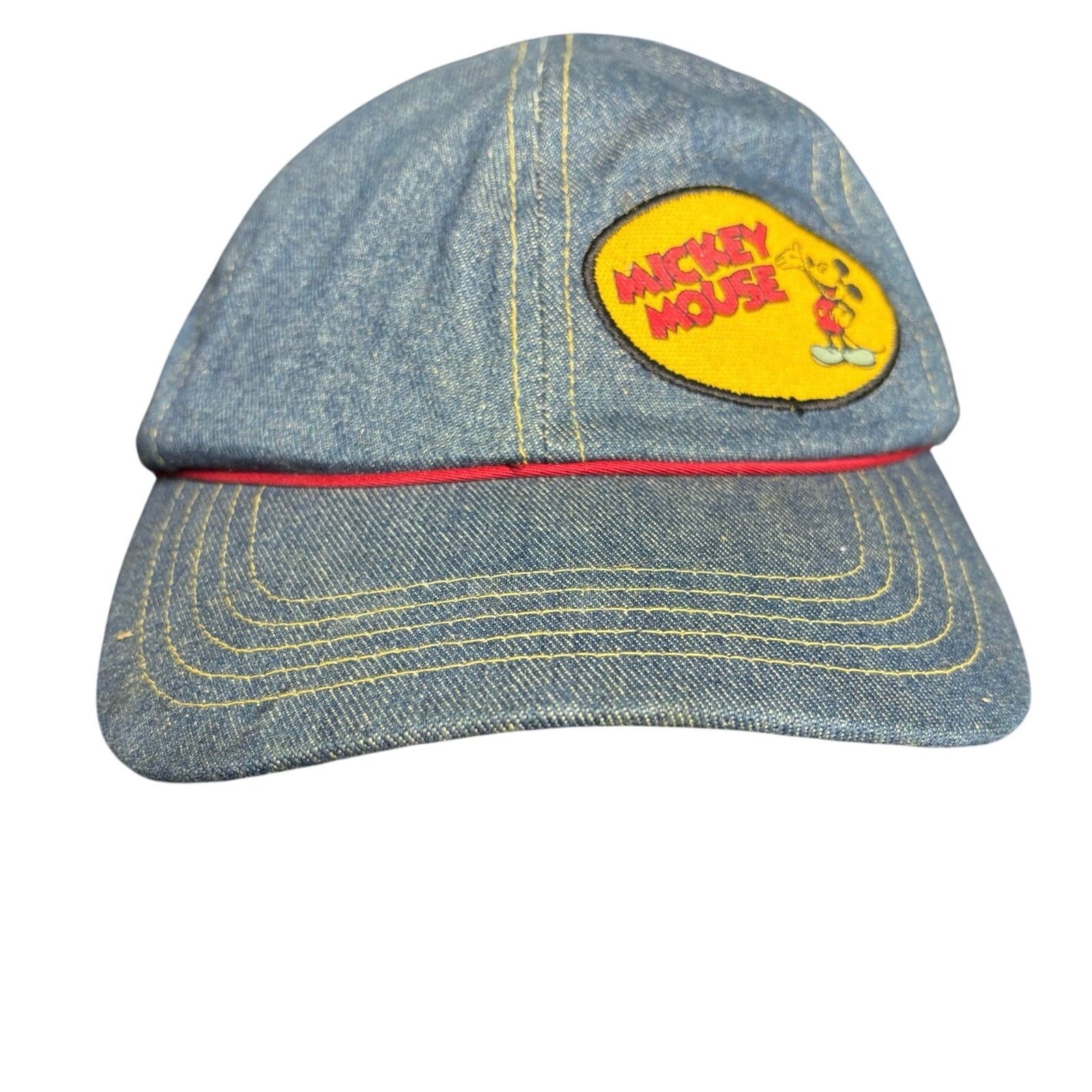 Disney Blue & Yellow Mickey Mouse Hat Size ONE SIZE - 1 Thumbnail