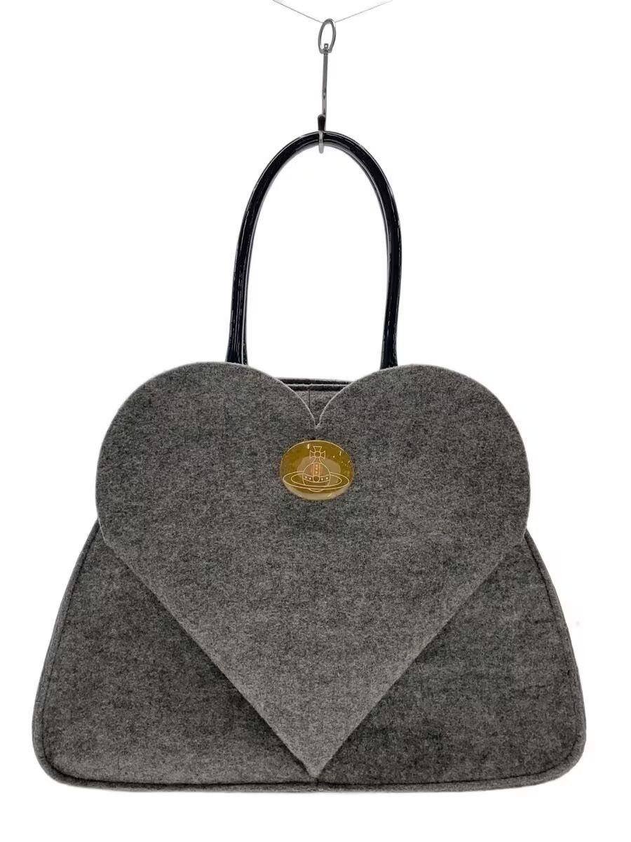 Vivienne Westwood Heart Orb Felt Hand Bag Size ONE SIZE - 1 Thumbnail