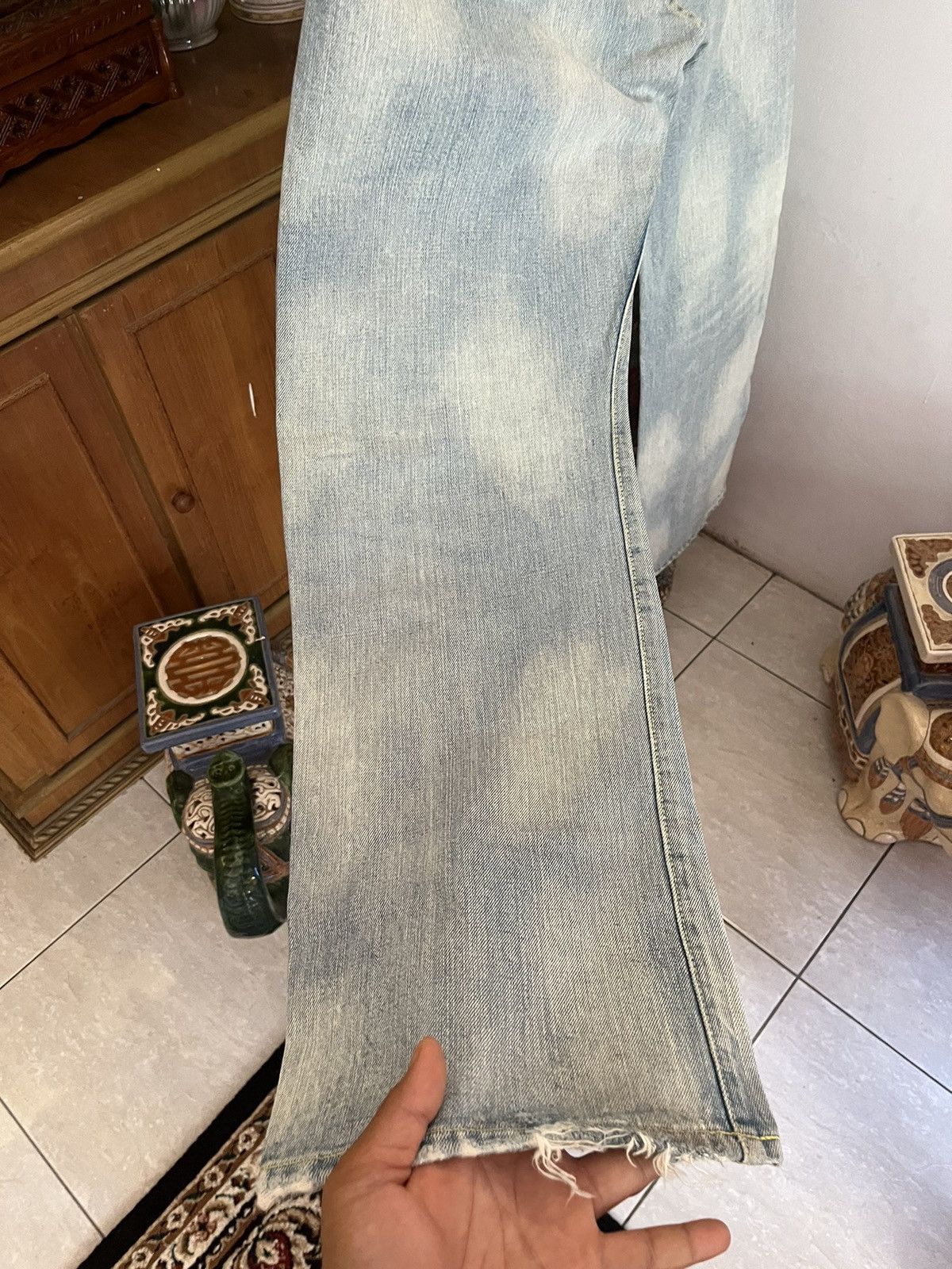 Japanese Brand Y2K Cocolulu Back Print Jean🇯🇵 Size US 31 - 4 Thumbnail