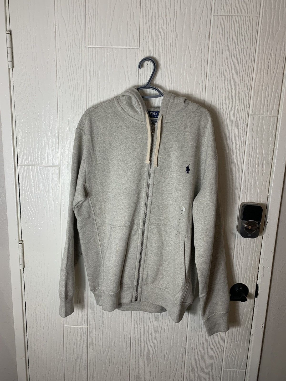 Polo Ralph Lauren Polo Ralph Lauren Heather Gray Fleece Full Zip Up Men sz LT Size US L / EU 52-54 / 3 - 1 Thumbnail