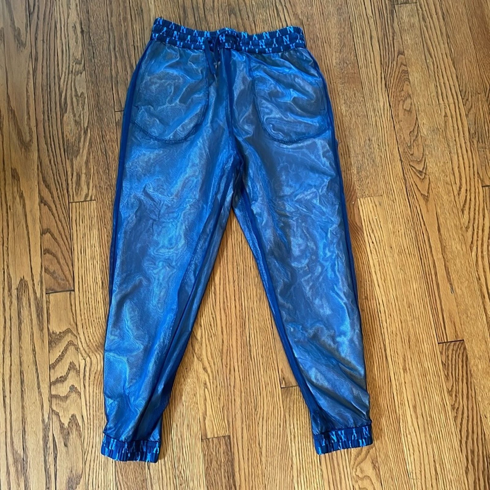 MLB aespa MLB Korea NY Yankees Monogram Logo Woven Nylon Blue M Size 28" / US 6 / IT 42 - 8 Thumbnail