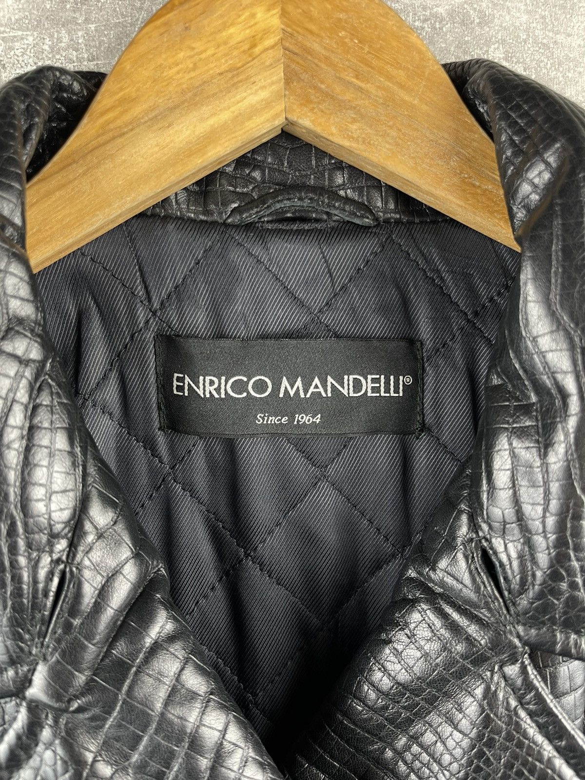 Mandelli Enrico Mandelli Real Fur Leather Doublebreatsed Jacket Coat Size US M / EU 48-50 / 2 - 11 Thumbnail