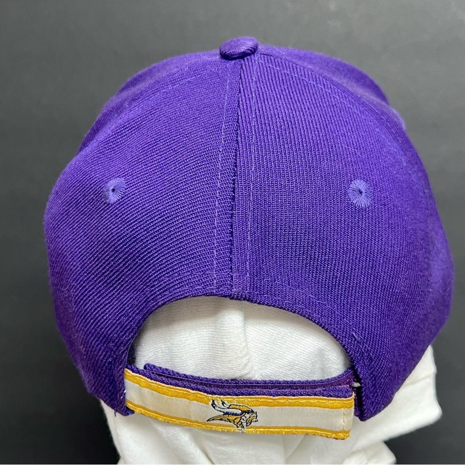 Logo Athletic Vintage Minnesota Vikings Wool Hat StrapBack Logo Athletic Size ONE SIZE - 4 Thumbnail