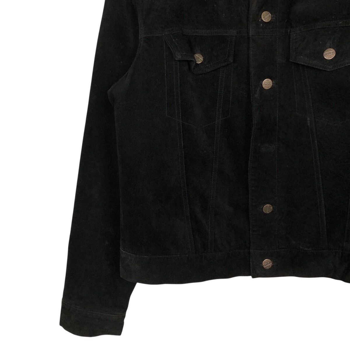 Japanese Brand Prensa Stylish Standard Suede Jacket Black Worker Essential Size US L / EU 52-54 / 3 - 5 Thumbnail